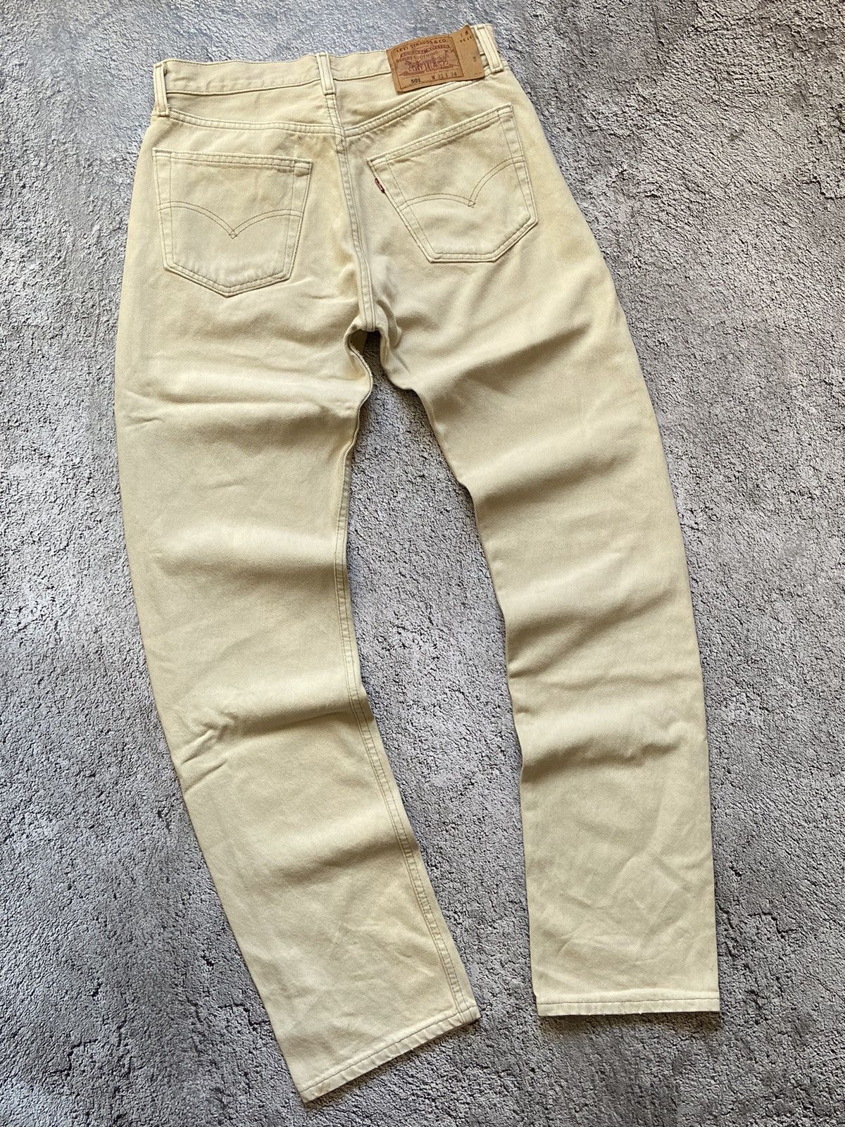 Levi's × Vintage Levi’s Distressed Vintage Denim Pants Made In USA Dirty Faded Size US 32 / EU 48 - 3 Thumbnail