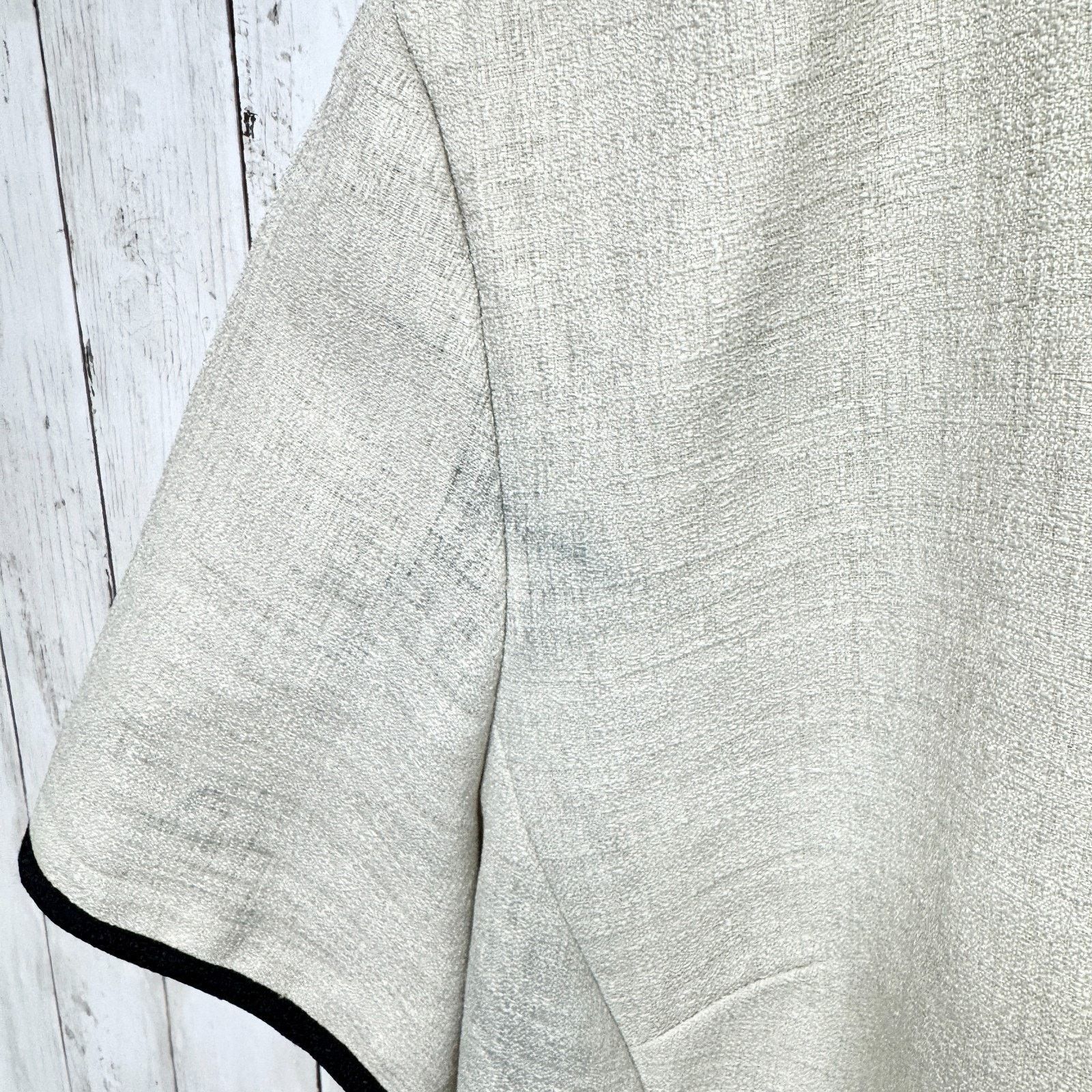 Vintage Vtg Leslie Fay Jacket Size 16P Short Sleeve Button Blouse Size XXL / US 16-18 / IT 52-54 - 3 Thumbnail