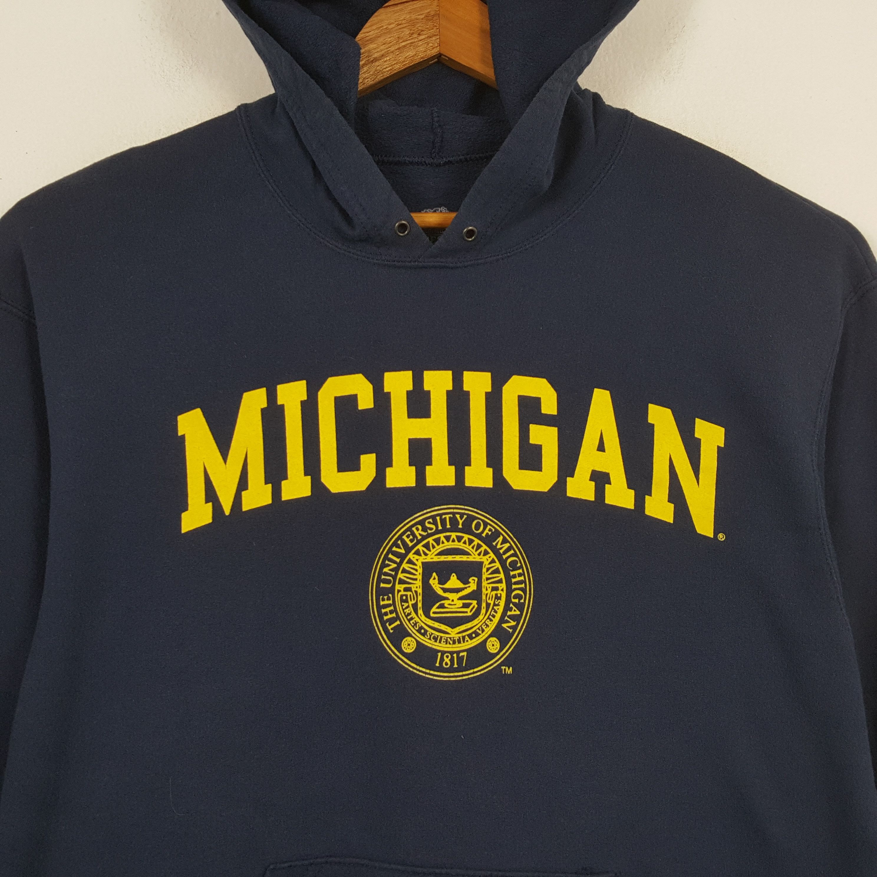 Vintage Vintage University of Michigan Sportswear Hoodie C284N16 Size US L / EU 52-54 / 3 - 2 Thumbnail