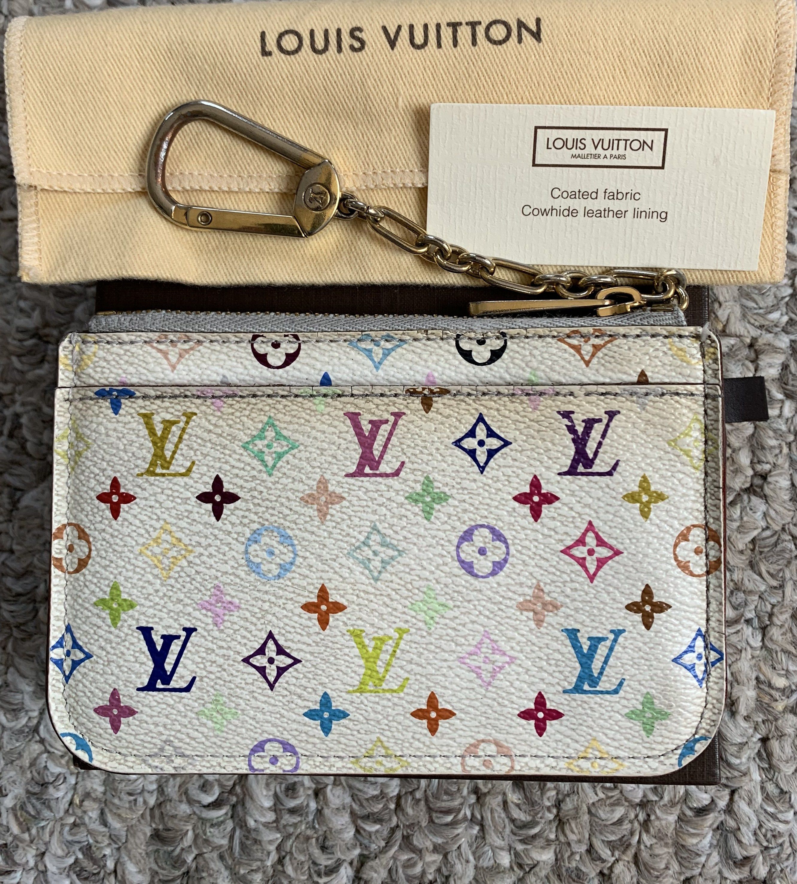 Louis Vuitton × Takashi Murakami S/S 2003 Louis Vuitton x Murakami Monogram Zip Pouch Wallet Size ONE SIZE - 2 Thumbnail