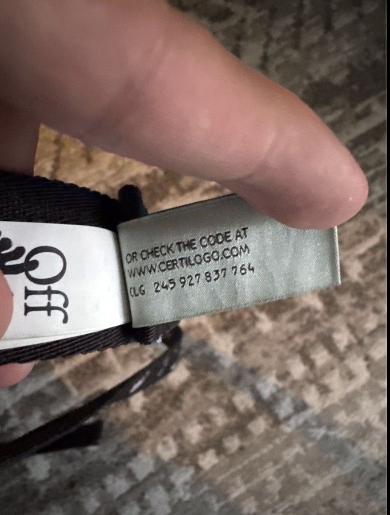 Off-White Off-White Hands Logo Industrial Belt Size 38 - 6 Thumbnail