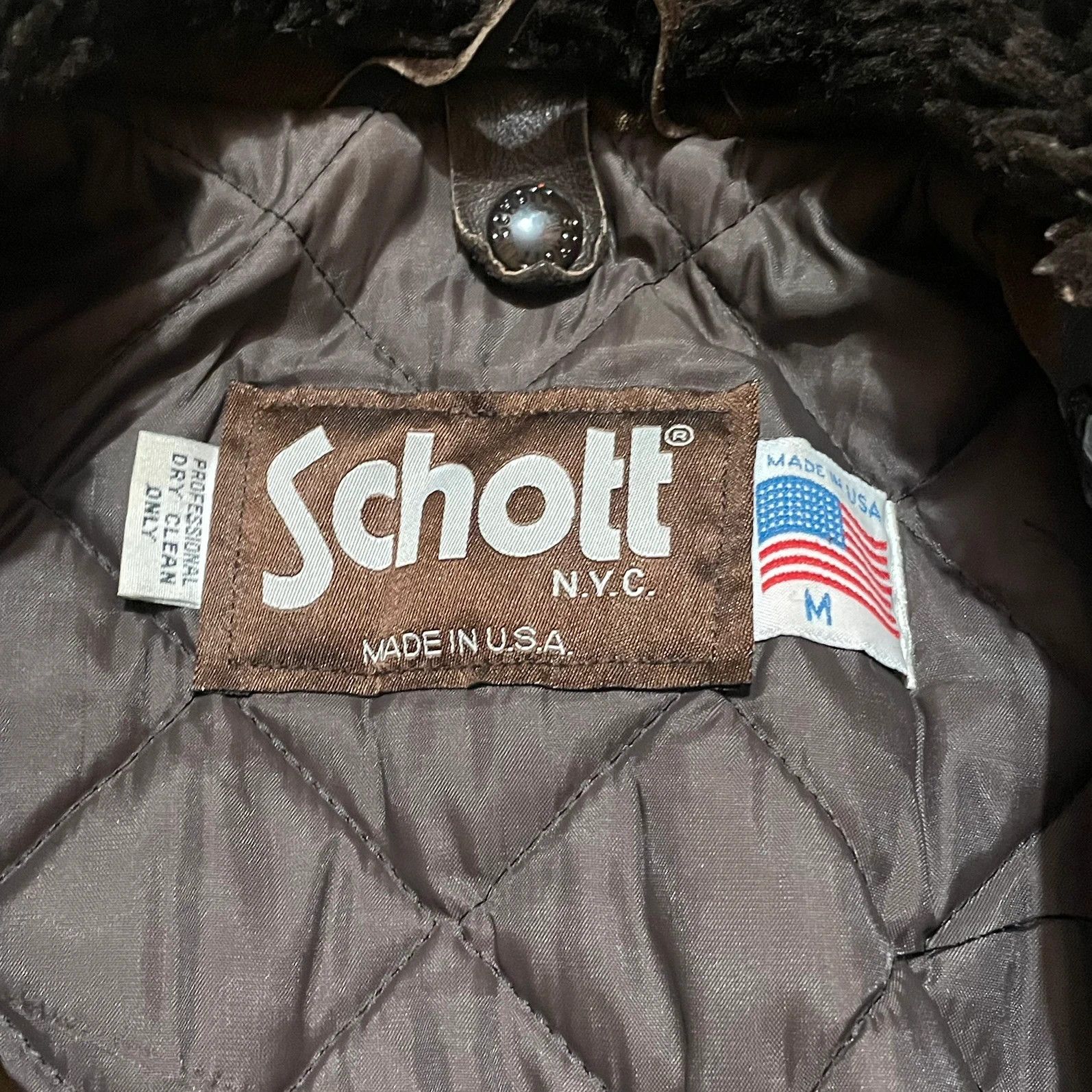 Schott Vintage Schott jacket fur Size M / US 6-8 / IT 42-44 - 3 Thumbnail