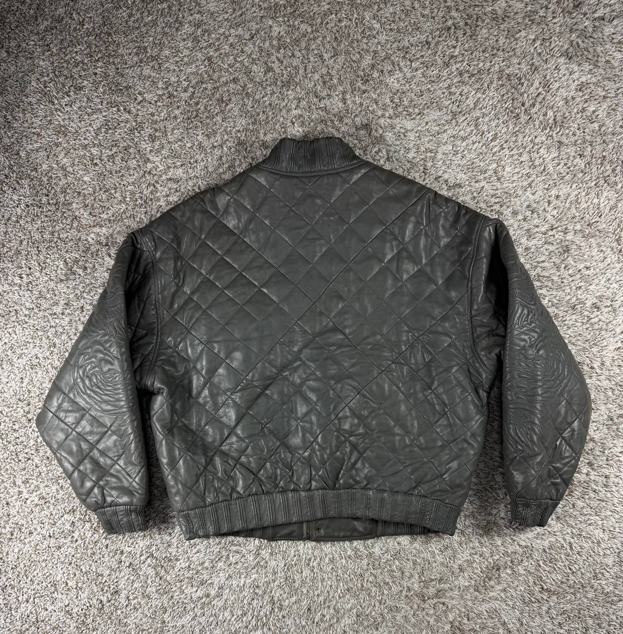 Marc Buchanan Vintage Marc Buchanan Leather Jacket Quilted Bomber Snap Size US M / EU 48-50 / 2 - 12 Thumbnail