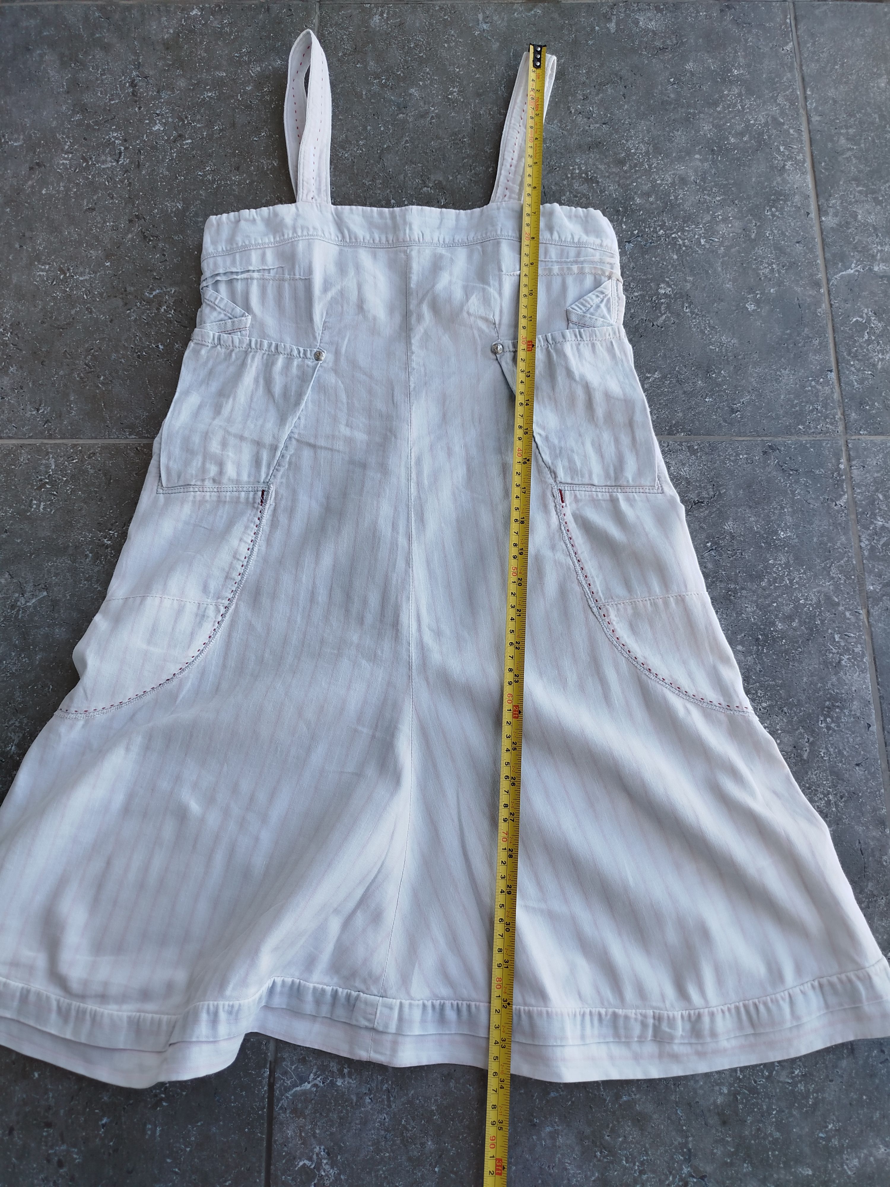 Marithe + Francois Girbaud Dress Sleeveless Striped Vintage Size Girl 12Years Woman XS Size XS / US 0-2 / IT 36-38 - 10 Thumbnail