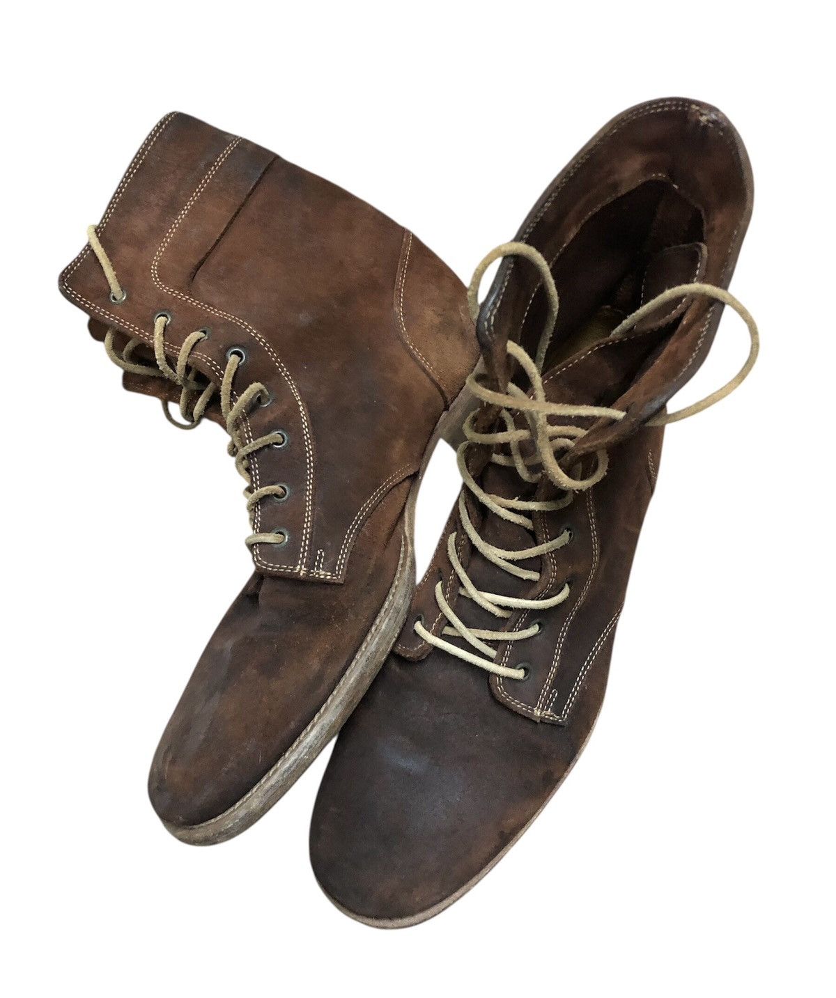 Buttero × Red Wing Vintage Buttero Boot Suede Leather Shoes Size US 9 / EU 42 - 8 Thumbnail