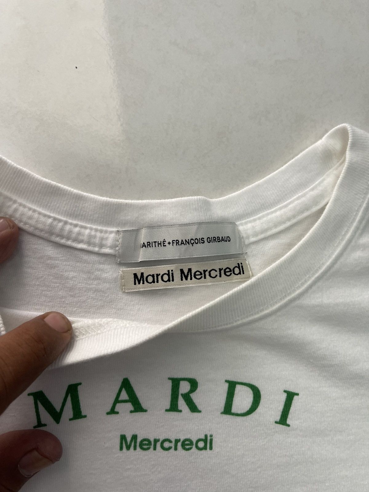 Marithe + Francois Girbaud MARITHE + FRANCOIS GIRBAUND X MARDI MERCREDI TEE VERY RARE Size US M / EU 48-50 / 2 - 3 Thumbnail