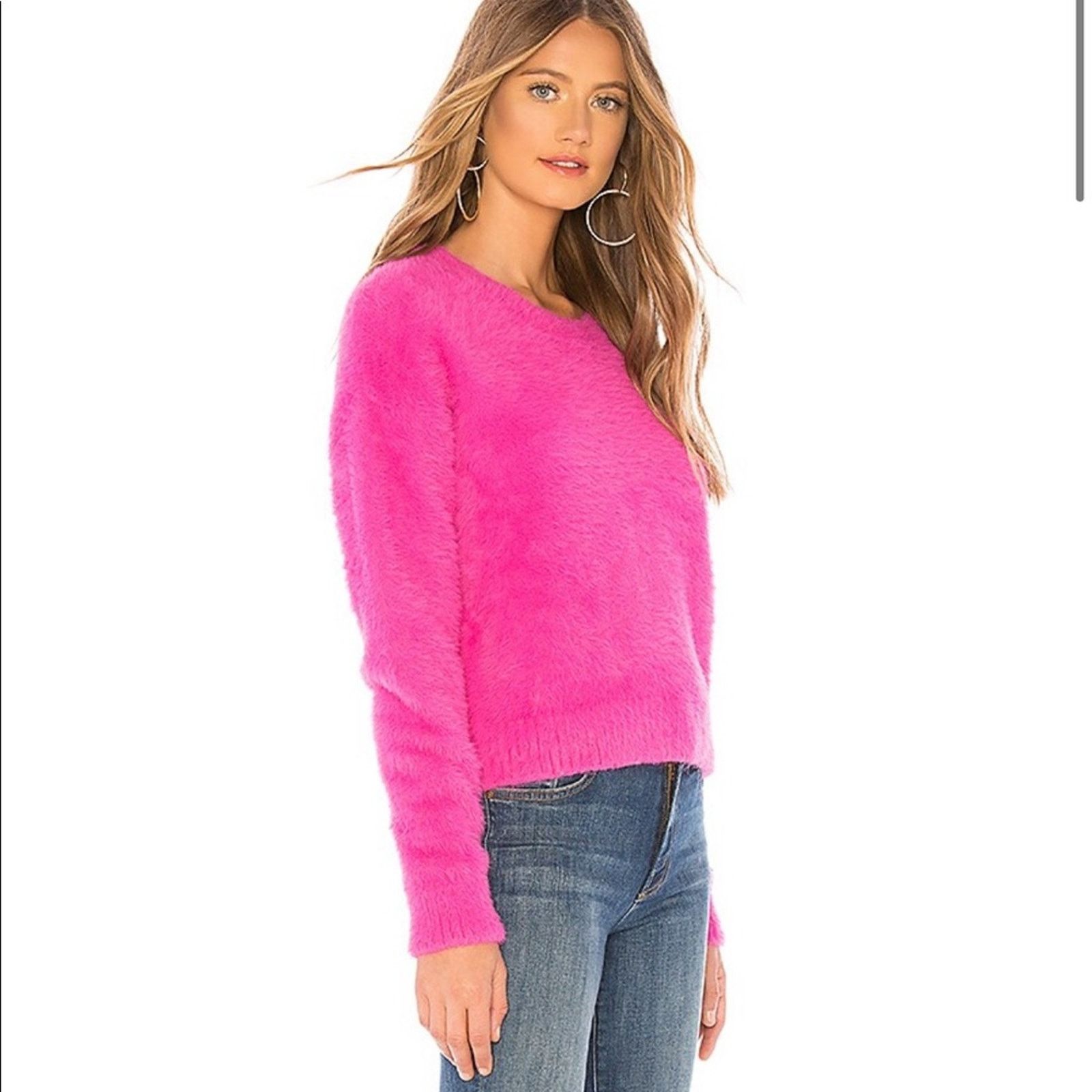 Other MCGUIRE Pallenberg Cloud Fuzzy Sweater in Valley Girl Pink Size M / US 6-8 / IT 42-44 - 4 Thumbnail