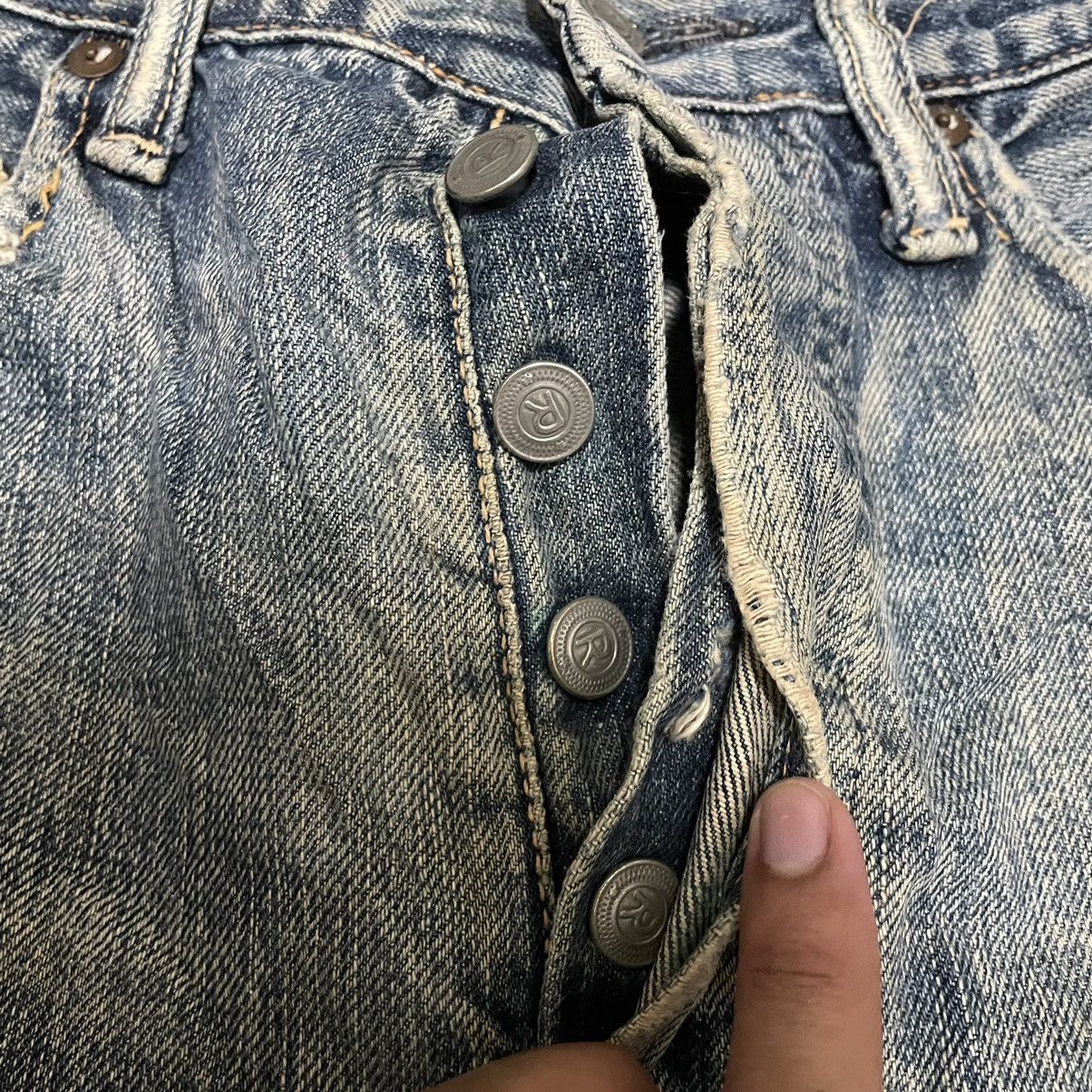 45rpm × Japanese Brand 45 Rpm Selvedge Buttonfly Distressed Jeans Hysterics LGB Size US 30 / EU 46 - 6 Thumbnail