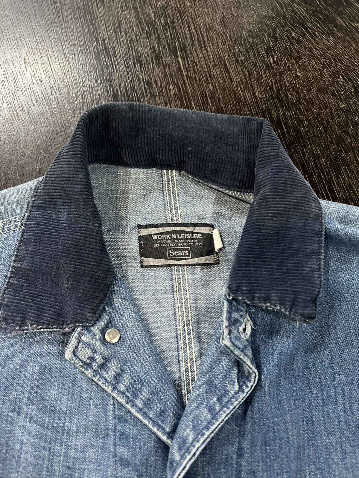 Sears Vintage Sears Work’n Leisure Denim Chore Jacket Size US M / EU 48-50 / 2 - 7 Thumbnail