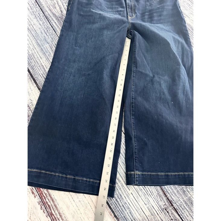 Torrid NWT Torrid Wide-Leg High-Rise Jeans — Dark Blue Wash “Making Size 42" / US 20 - 8 Thumbnail