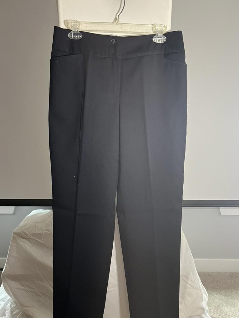 Harve Benard Harvé Benard Women's Black Dress Pants - Size 10 Size 32" / US 10 / IT 46 - 1 Thumbnail
