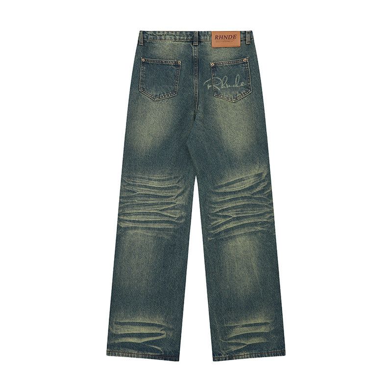 Vintage American street style vintage washed distressed jeans Size US 32 / EU 48 - 2 Thumbnail
