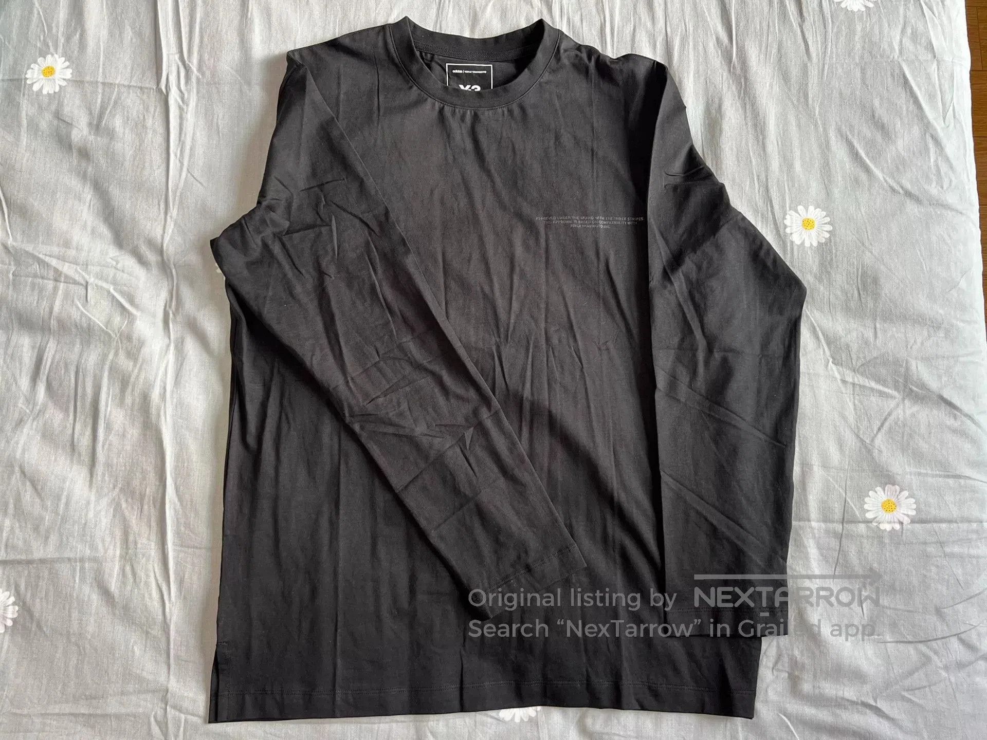 Y-3 Y-3 Men's Long Sleeve T-Shirt. Size US S / EU 44-46 / 1 - 2 Thumbnail