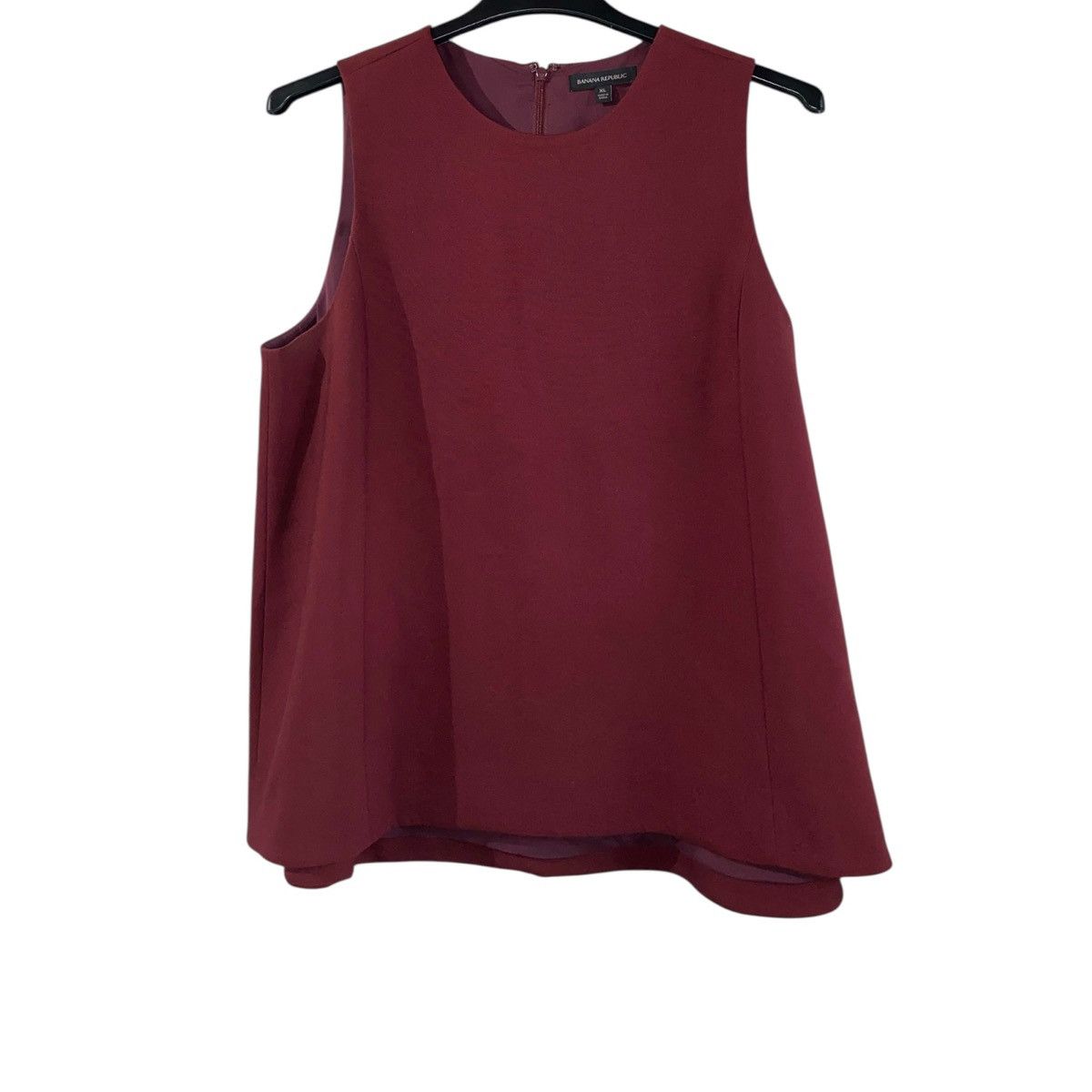 Banana Republic Banana Republic Seamed Blouse Black Rose (Burgundy) XL Size XL / US 12-14 / IT 48-50 - 1 Thumbnail