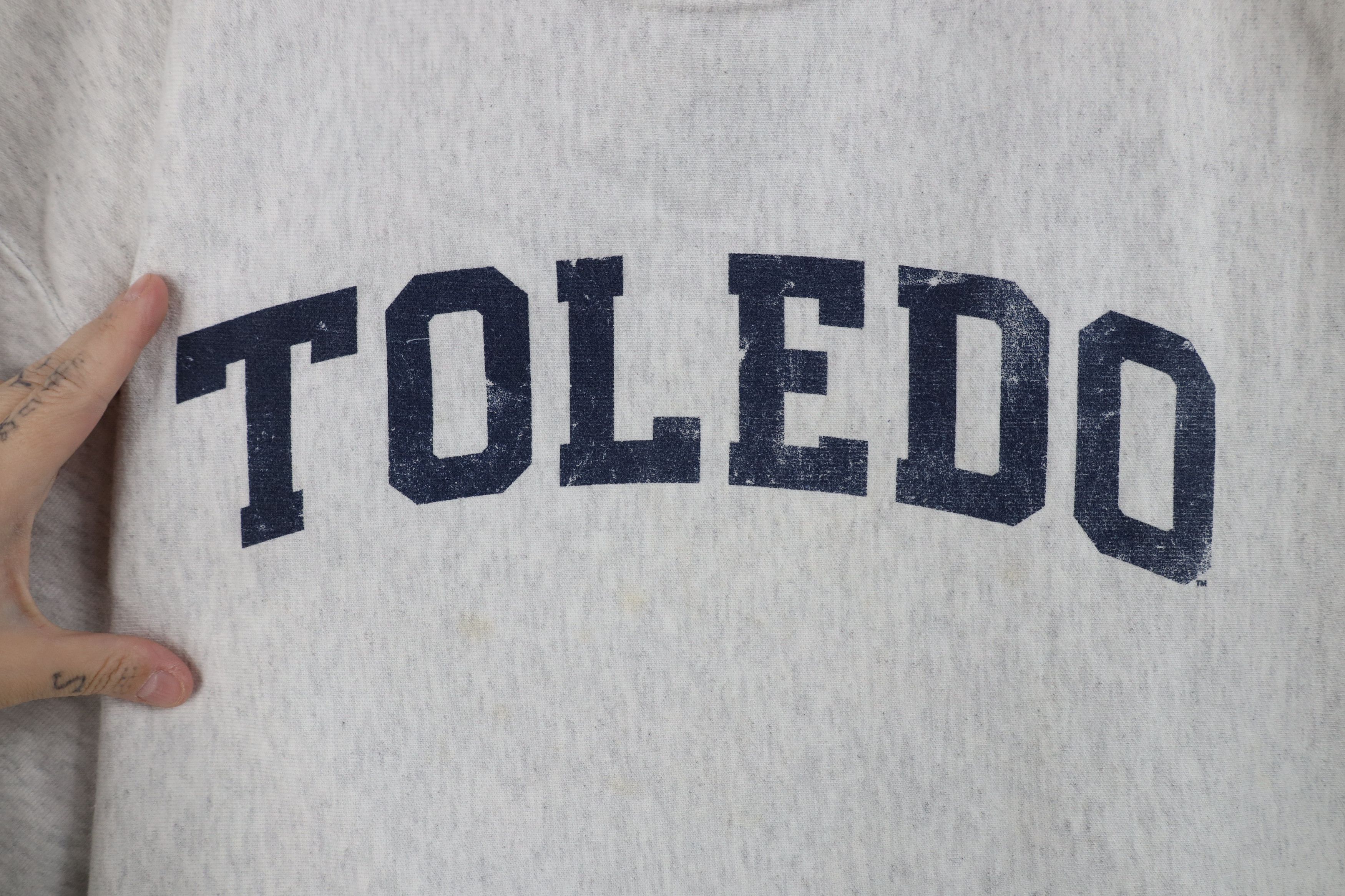 Champion Vintage 90s Champion Reverse University of Toledo Sweatshirt Size US XXL / EU 58 / 5 - 4 Thumbnail