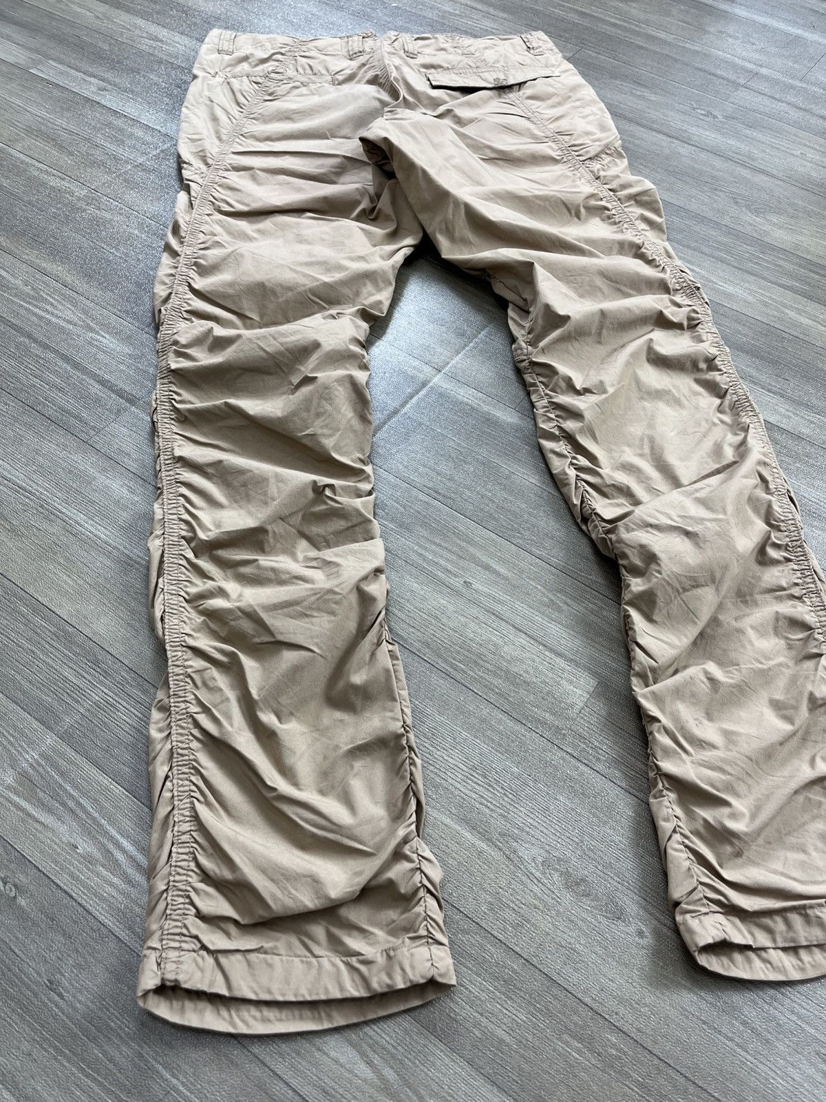 Tornado Mart 2000s Tornado Mart Japan Ruched Slim Fit Pants Lgb Style Y2K Size US 31 - 24 Thumbnail