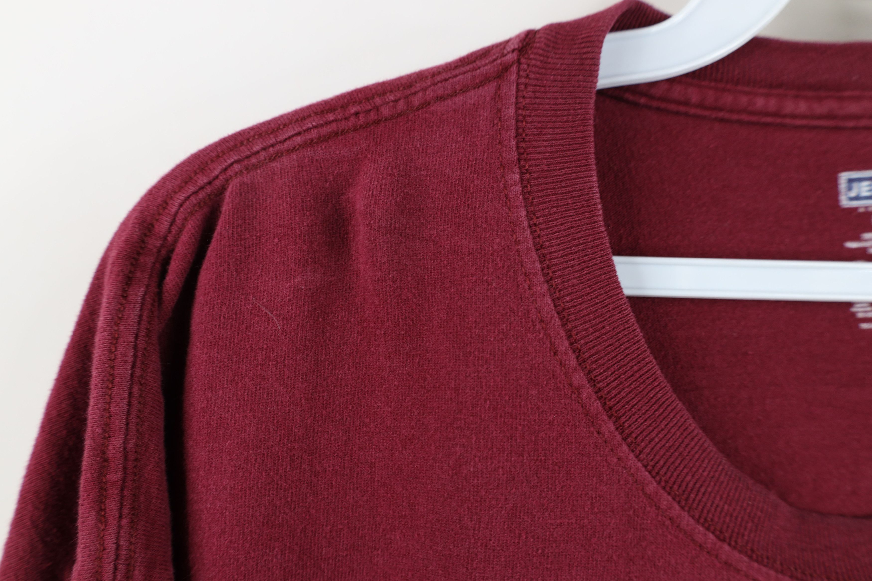 Vintage Vintage Y2K Streetwear Long Sleeve T-Shirt Red Cotton Size US L / EU 52-54 / 3 - 5 Thumbnail