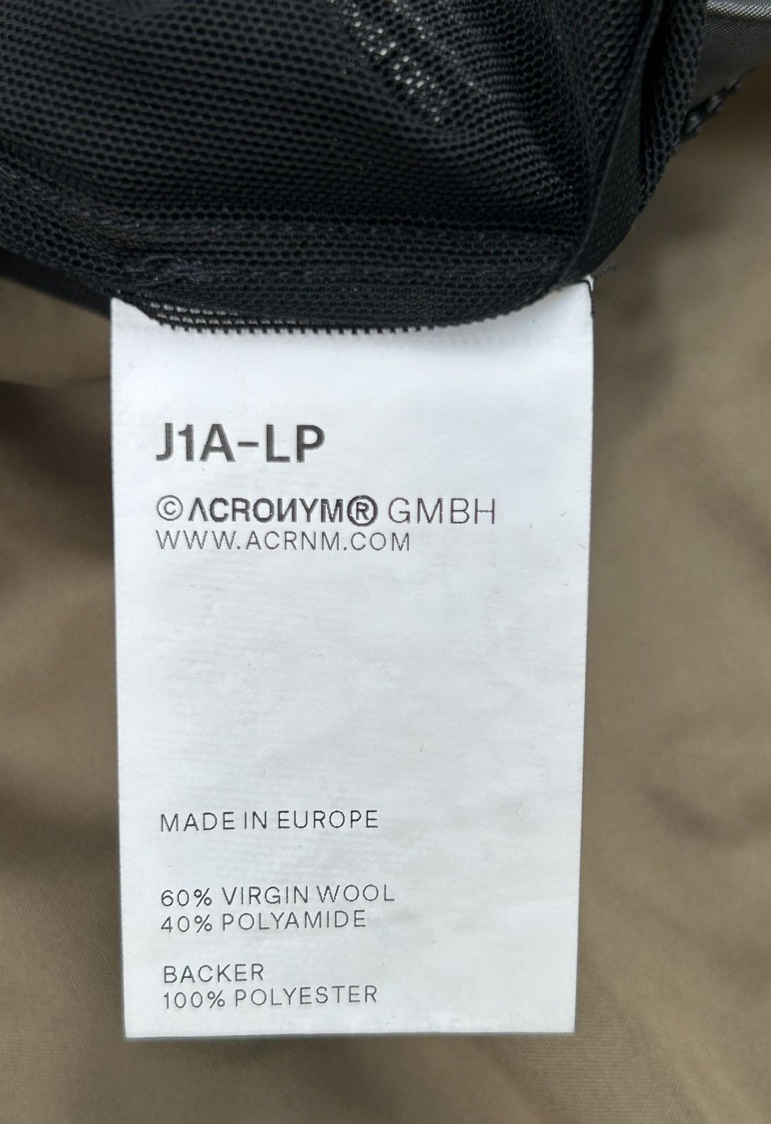 Acronym Acronym J1A-LP aw14 loro piana Size US M / EU 48-50 / 2 - 19 Thumbnail