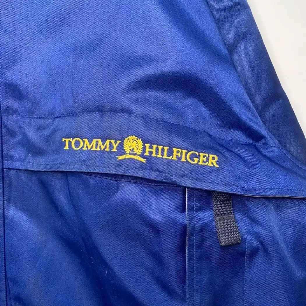 Sports Specialties × Tommy Hilfiger SEND OFFERS 🍁 Tommy Hilfinger Big Logo Back RARE Long Jacket Size US XL / EU 56 / 4 - 6 Thumbnail
