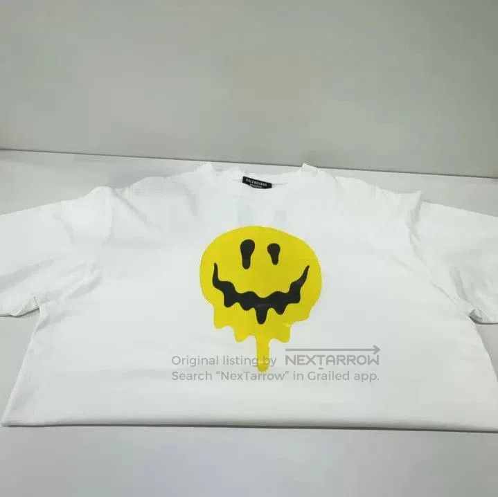 Balenciaga Balenciaga Melted Smiley Face Graphic T. Size US S / EU 44-46 / 1 - 4 Thumbnail