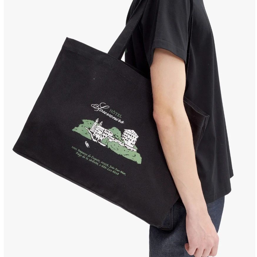 A.P.C. × JJJJound A.P.C. x JJJJound Edition 'Hôtel Souvenirs' Tote Bag Size ONE SIZE - 3 Thumbnail
