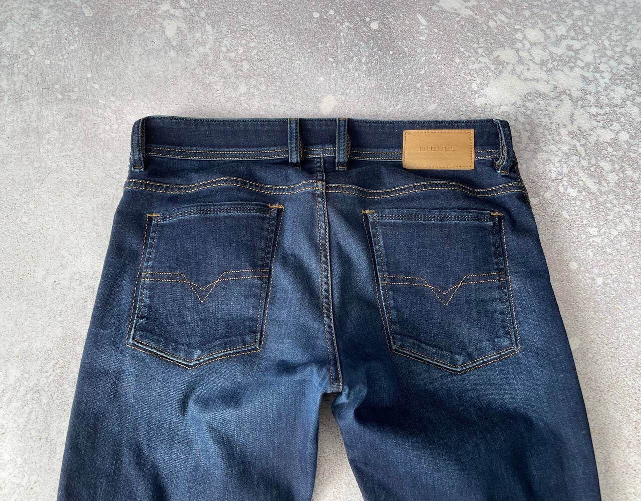 Diesel × Diesel Black Gold × Vintage Vintage Diesel SLEENKER Denim Pants Big Logo Y2K Ultra Rare Size US 30 / EU 46 - 2 Thumbnail
