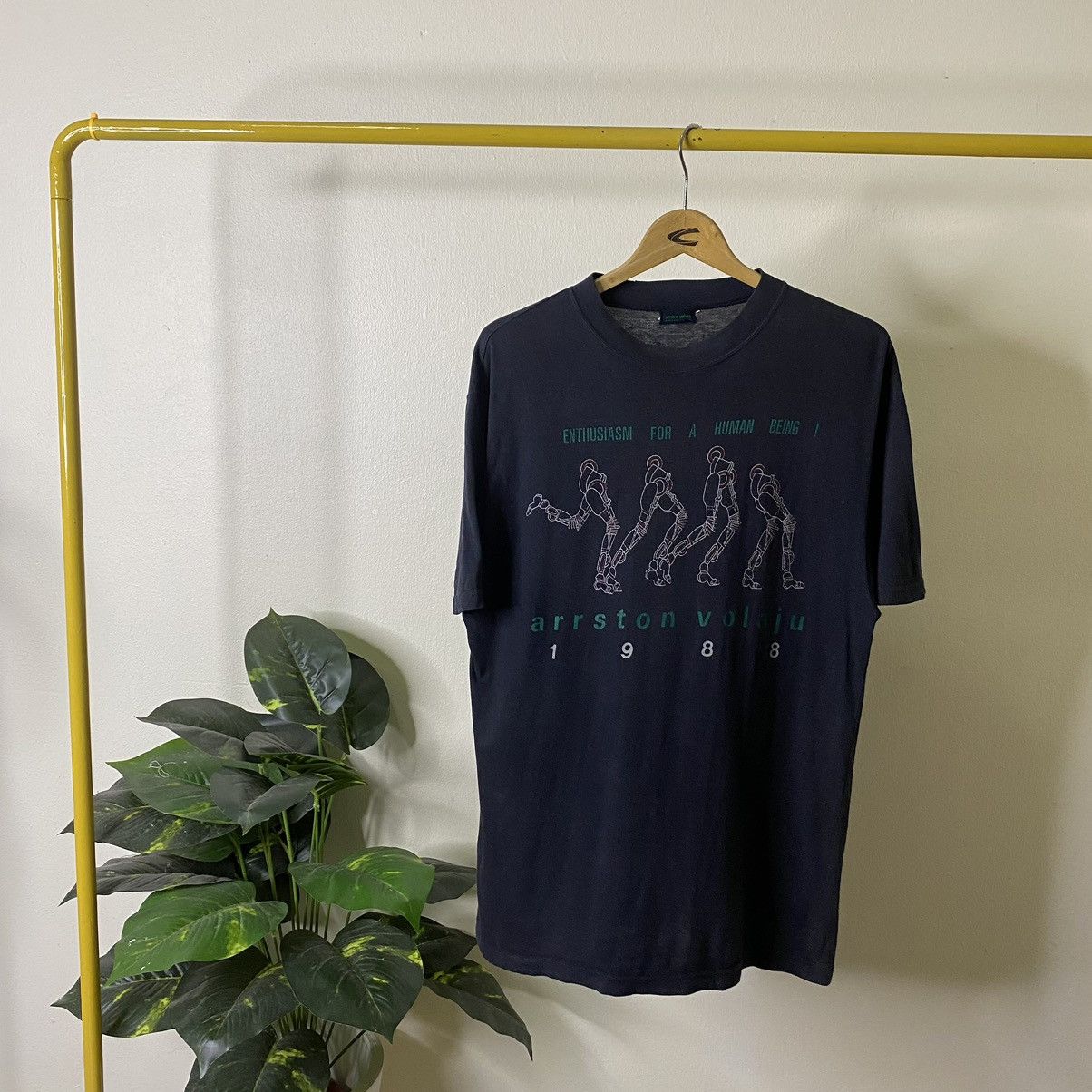 Japanese Brand × Vintage Vtg 1988 Arrston Volaju by Kohshin Satoh Japan Designer Tee Size US M / EU 48-50 / 2 - 1 Thumbnail
