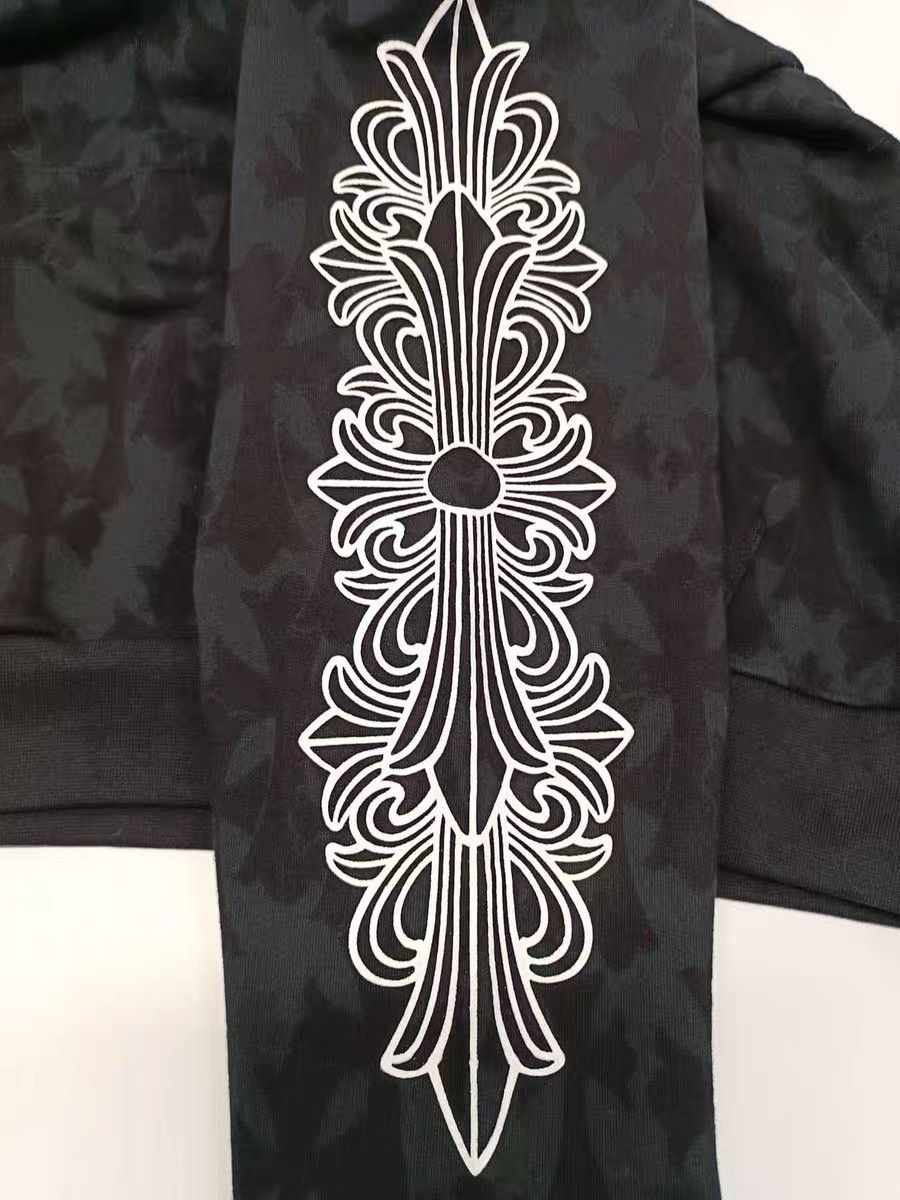 Chrome Hearts CHROME HEARTS Size L Black dark horseshoe scroll hoodie Size US L / EU 52-54 / 3 - 12 Thumbnail