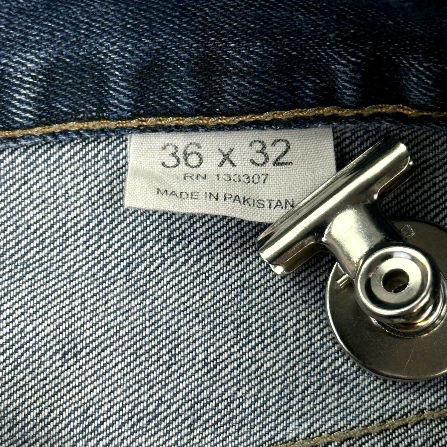 Sean John VINTAGE Sean John Jeans Mens 36x32 Denim Hamilton Relaxed Baggy Hip Hop Y2K Size US 36 / EU 52 - 7 Thumbnail