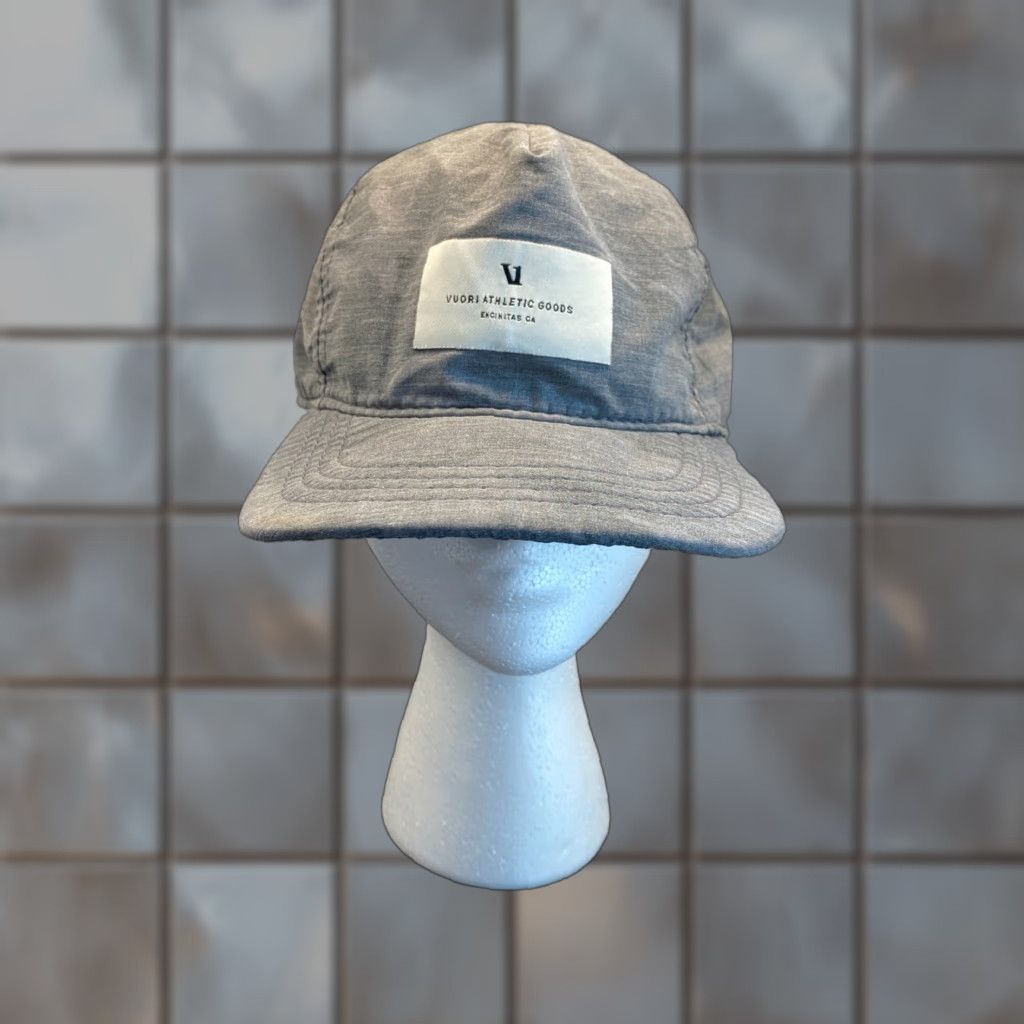 Vuori Vuori Hat Men One Size Gray Strapback Adjustable Soft Bill Dad Skate Travel Work Mens Size ONE SIZE - 1 Thumbnail
