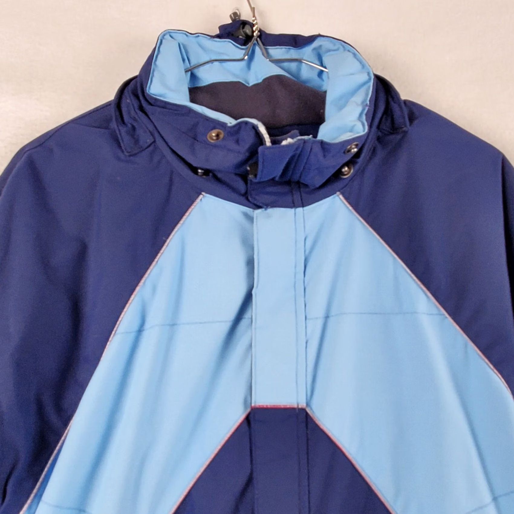 686 686 Windbreaker Jacket Women's Small Blue Full Zip Pockets Lined Polyester Size S / US 4 / IT 40 - 3 Thumbnail