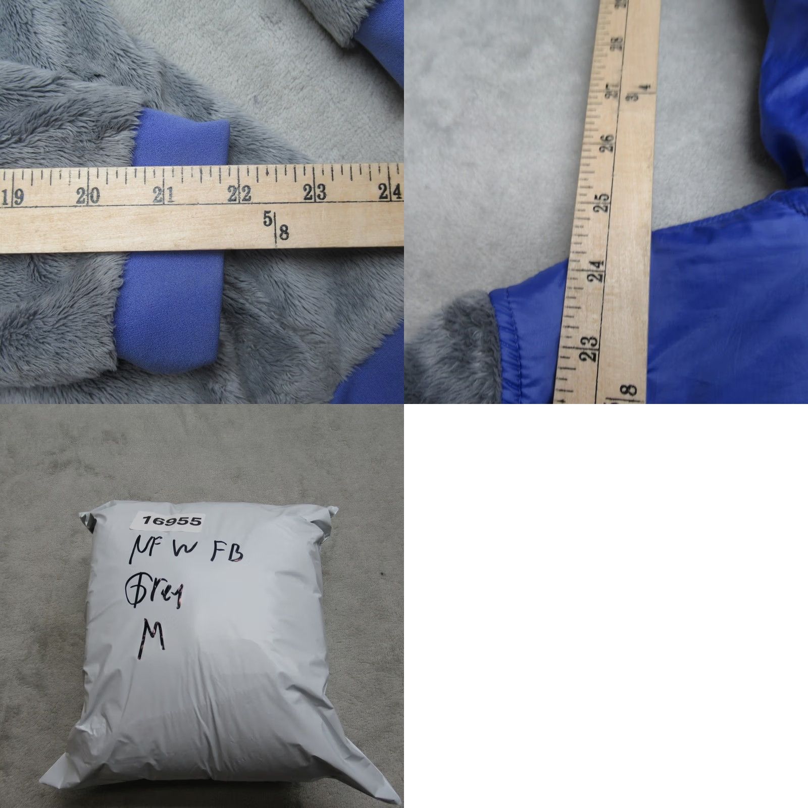 The North Face The North Face Hoodie Women M Gray Pockets Osito Fleece Full Zip Jacket Size M / US 6-8 / IT 42-44 - 9 Thumbnail