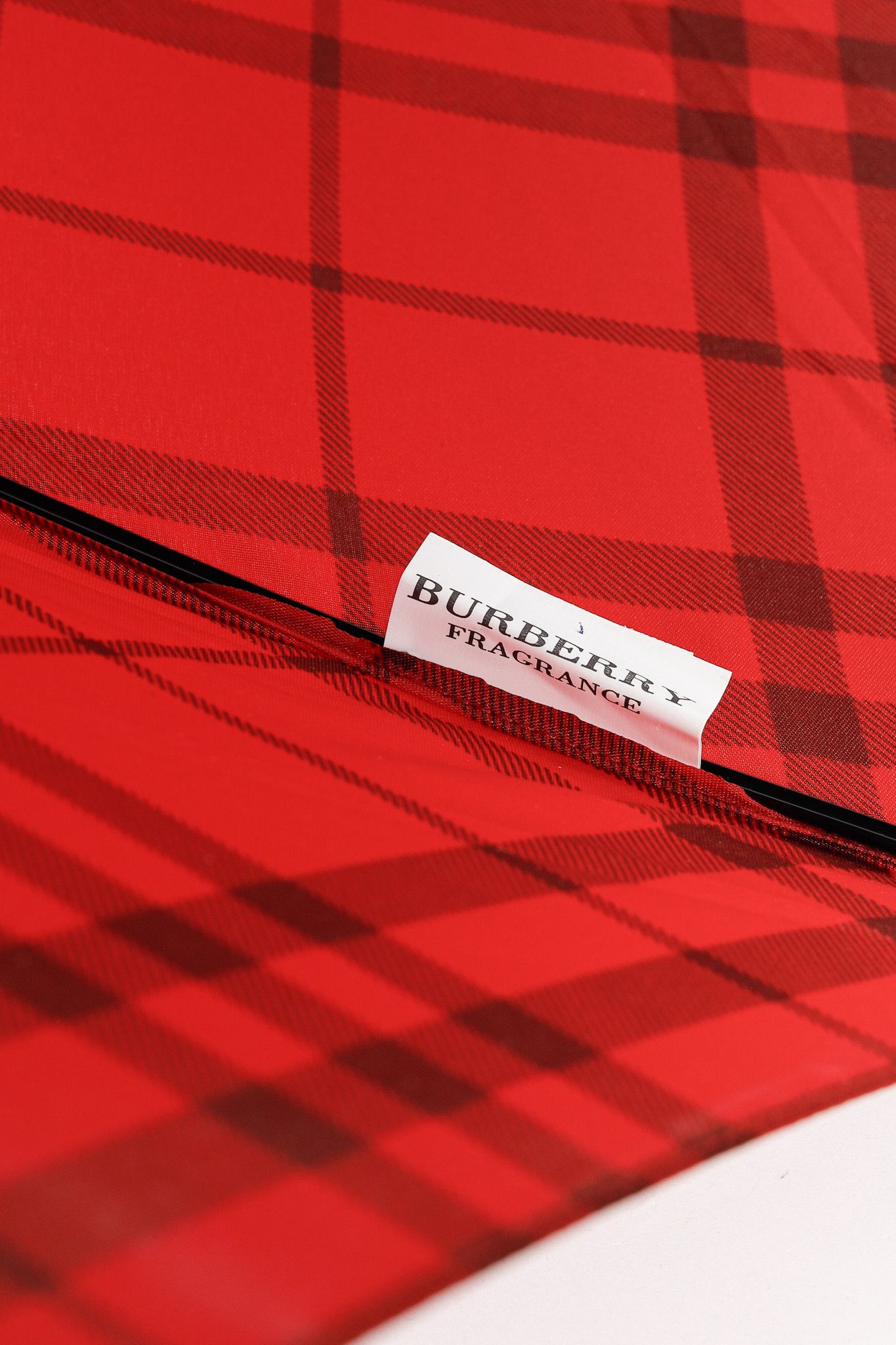 Burberry Burberry Red & Black Check Umbrella Size ONE SIZE - 5 Thumbnail