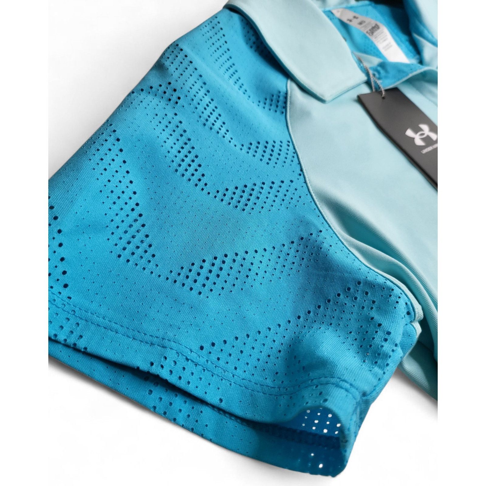 Under Armour NWT Under Armour Women's UA Golf Polo Baby Blue Size M Size M / US 6-8 / IT 42-44 - 4 Thumbnail