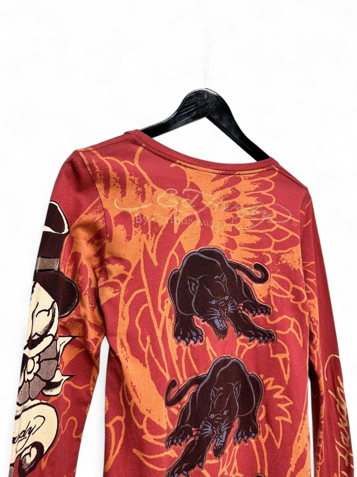 Ed Hardy Y2K Ed Hardy Vintage Christian Audigier Longsleeve Top Size US S / EU 44-46 / 1 - 13 Thumbnail