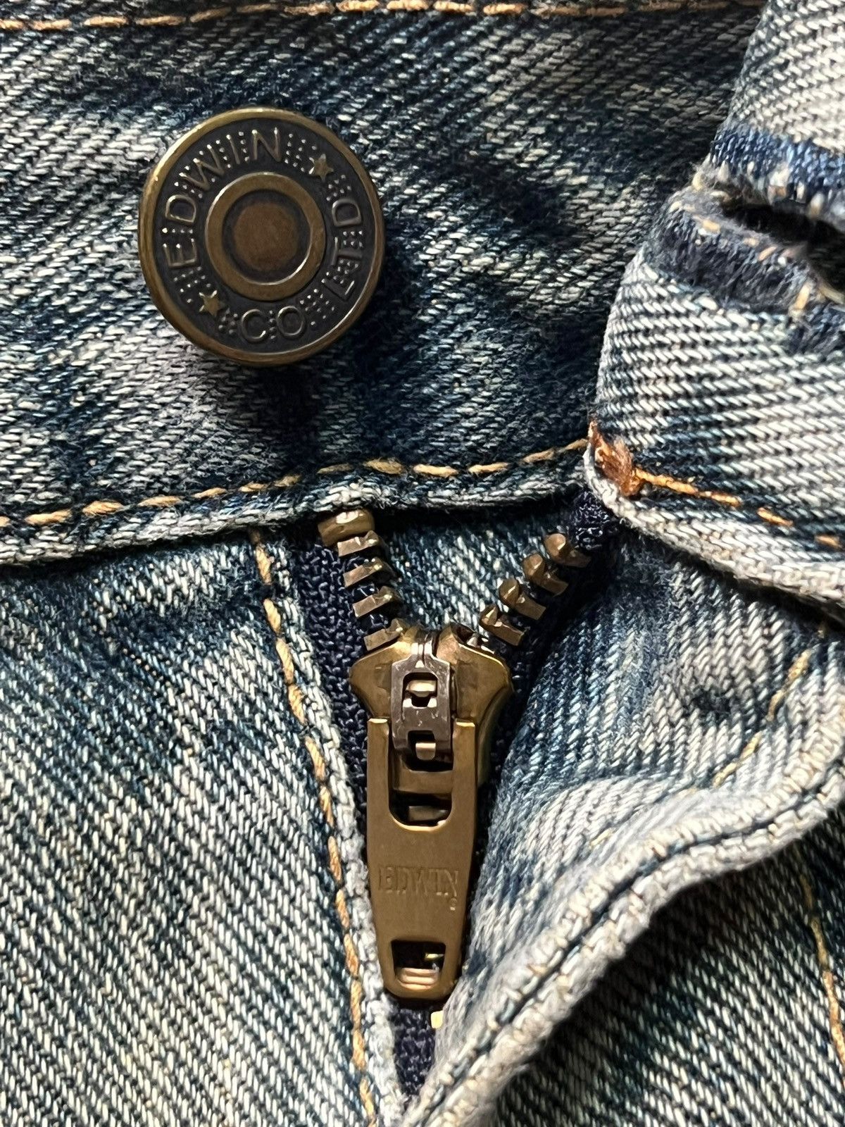 Edwin Vintage Edwin 403 Japan Denim Jeans | Relaxed Straight | W35 Size US 35 - 10 Thumbnail
