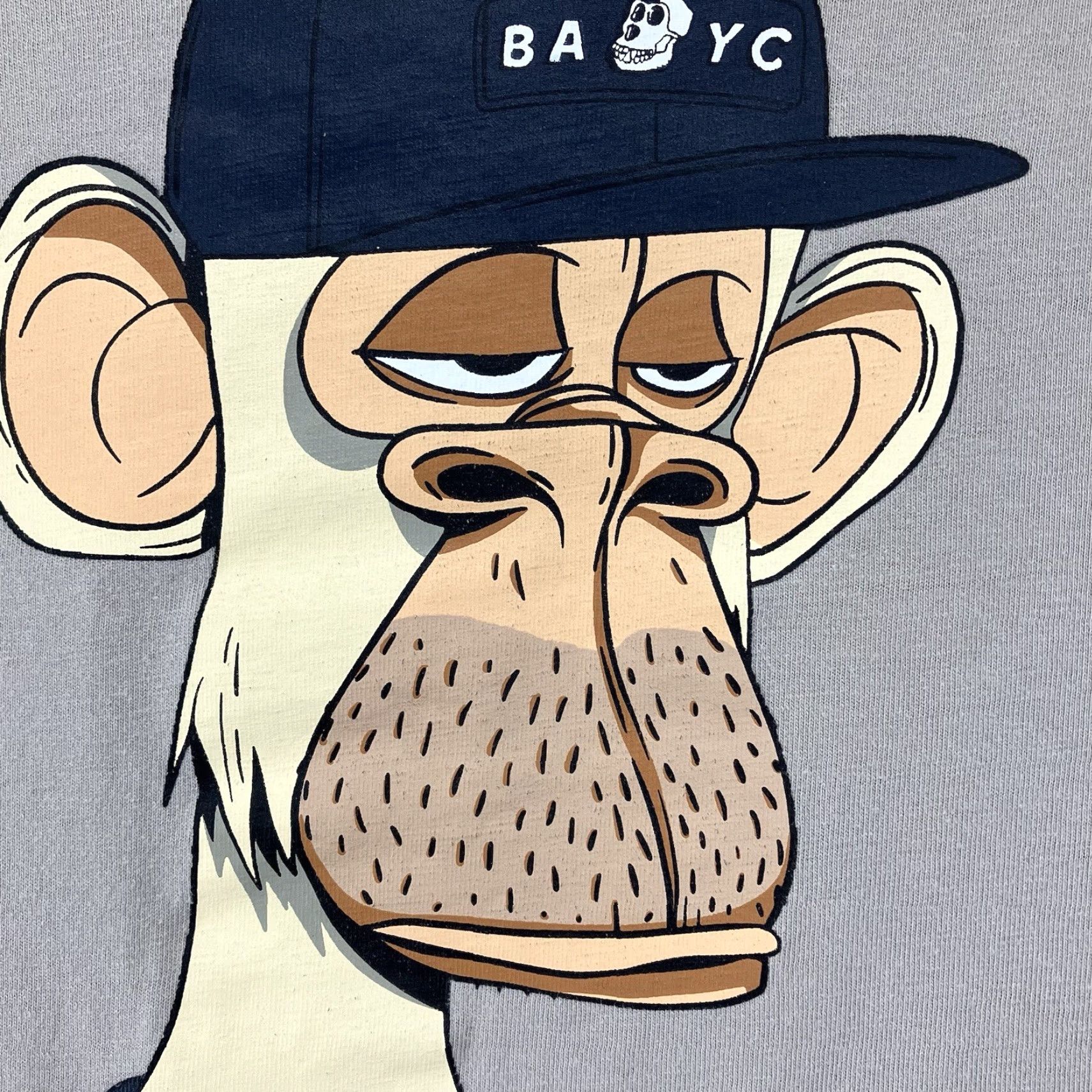Vintage No Boundaries Oversized Bored Ape Yacht Club Graphic T-Shirt Mens Large Beige Streetwear Size US L / EU 52-54 / 3 - 5 Thumbnail