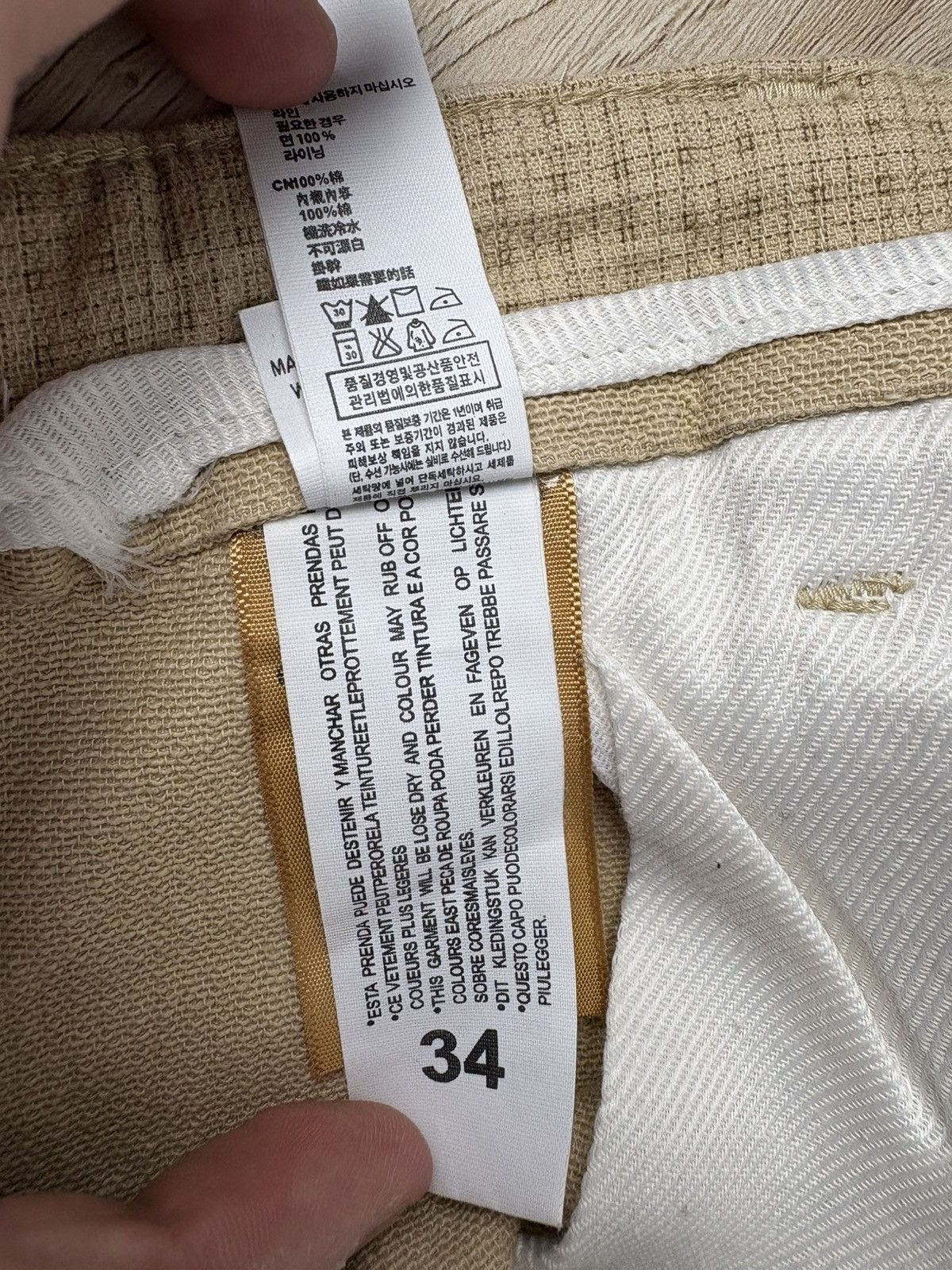 Burberry × Vintage Pants Burberry Size US 34 / EU 50 - 12 Thumbnail