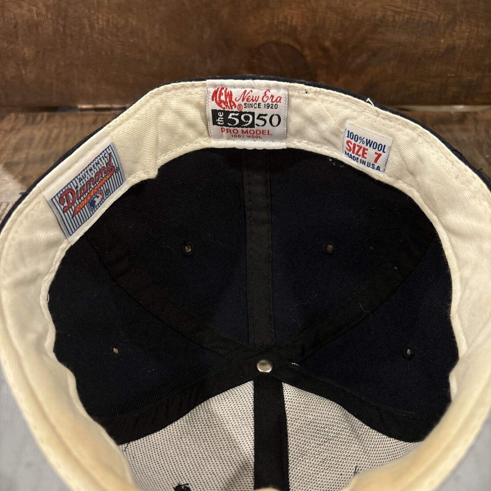 New Era Seattle Mariners Hat Men 7 Diamond Collection Cap Vintage Size ONE SIZE - 6 Thumbnail