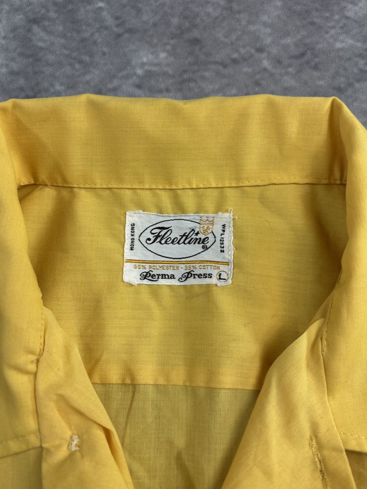 Vintage 1960s Bowling Shirt True Vintage Camp Collar Fleetline Short Size US M / EU 48-50 / 2 - 4 Thumbnail