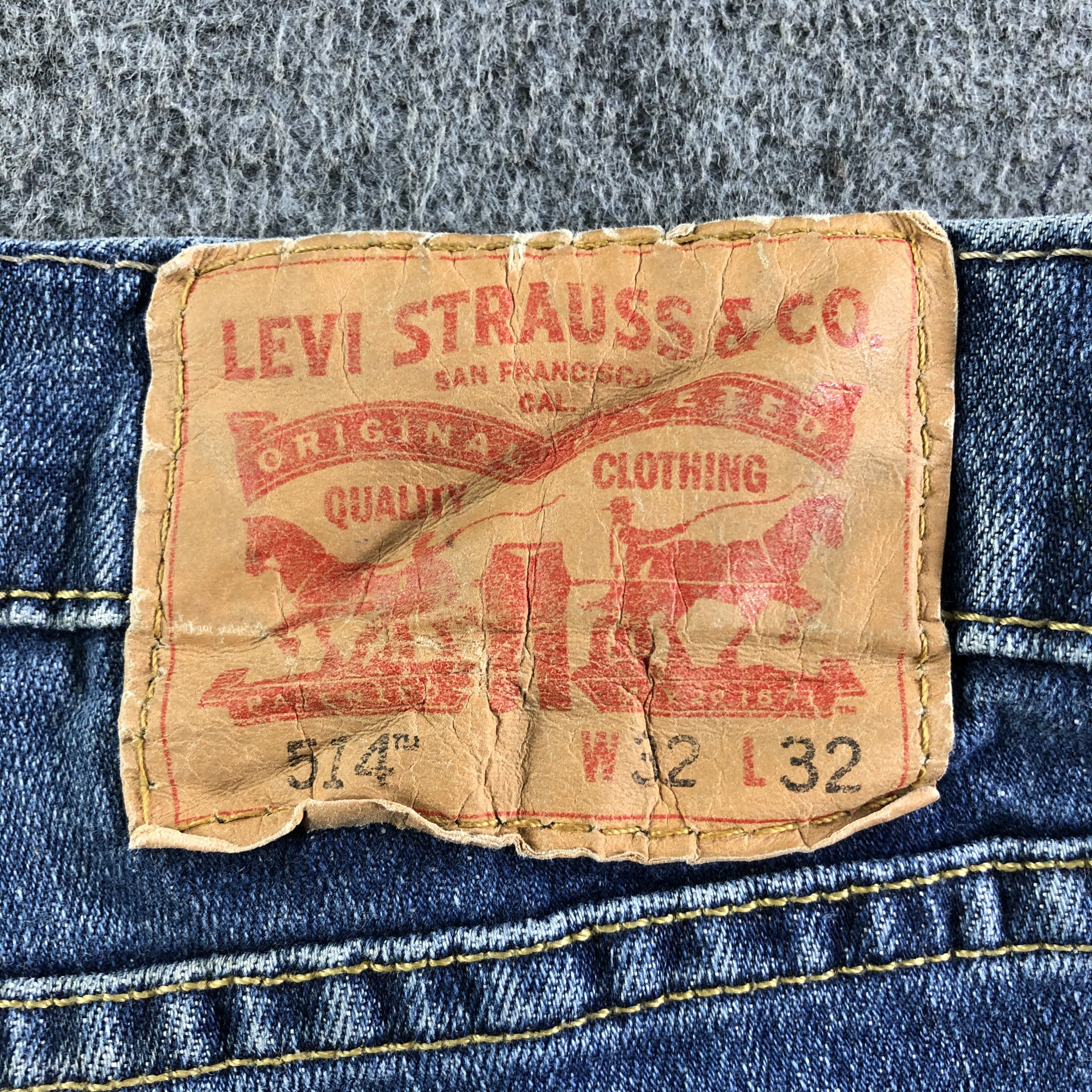 Levi's Vintage Blue Wash Levis 514 Jeans-J4508 Size US 31 - 5 Thumbnail