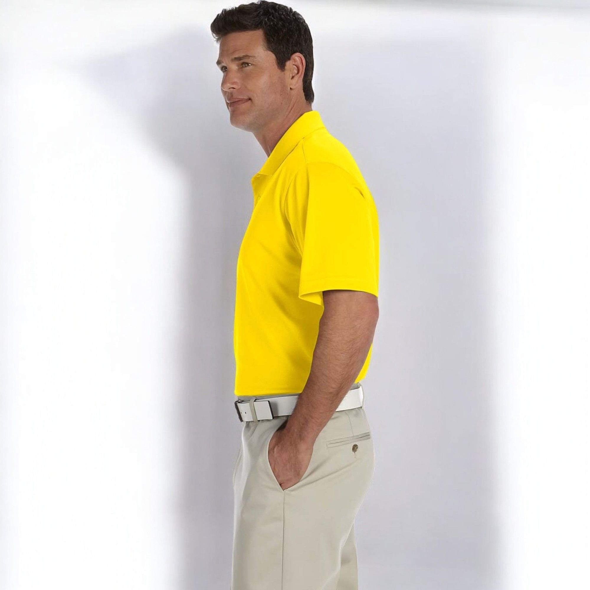 Adidas Adidas Golf Climalite Yellow Short Sleeve Polo New Medium Size US M / EU 48-50 / 2 - 7 Thumbnail