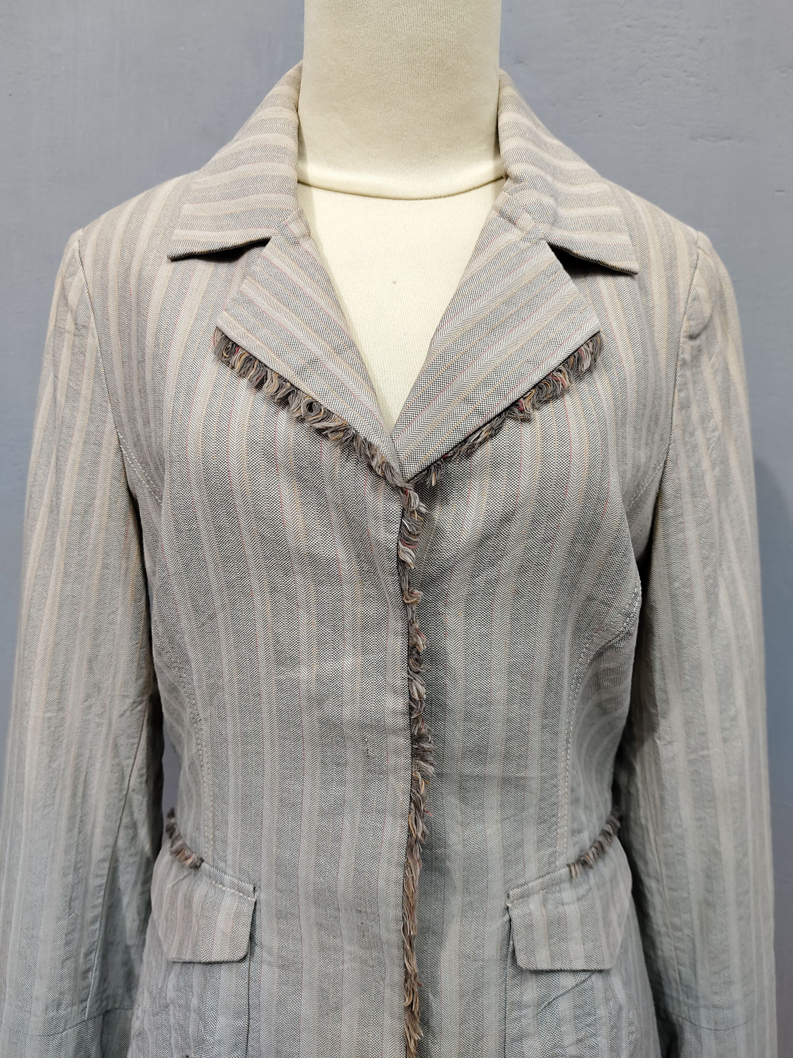 Other 90s Roberta Scarpa🇮🇹 Archive Raw Edge Decontructed Jacket Size M / US 6-8 / IT 42-44 - 2 Thumbnail