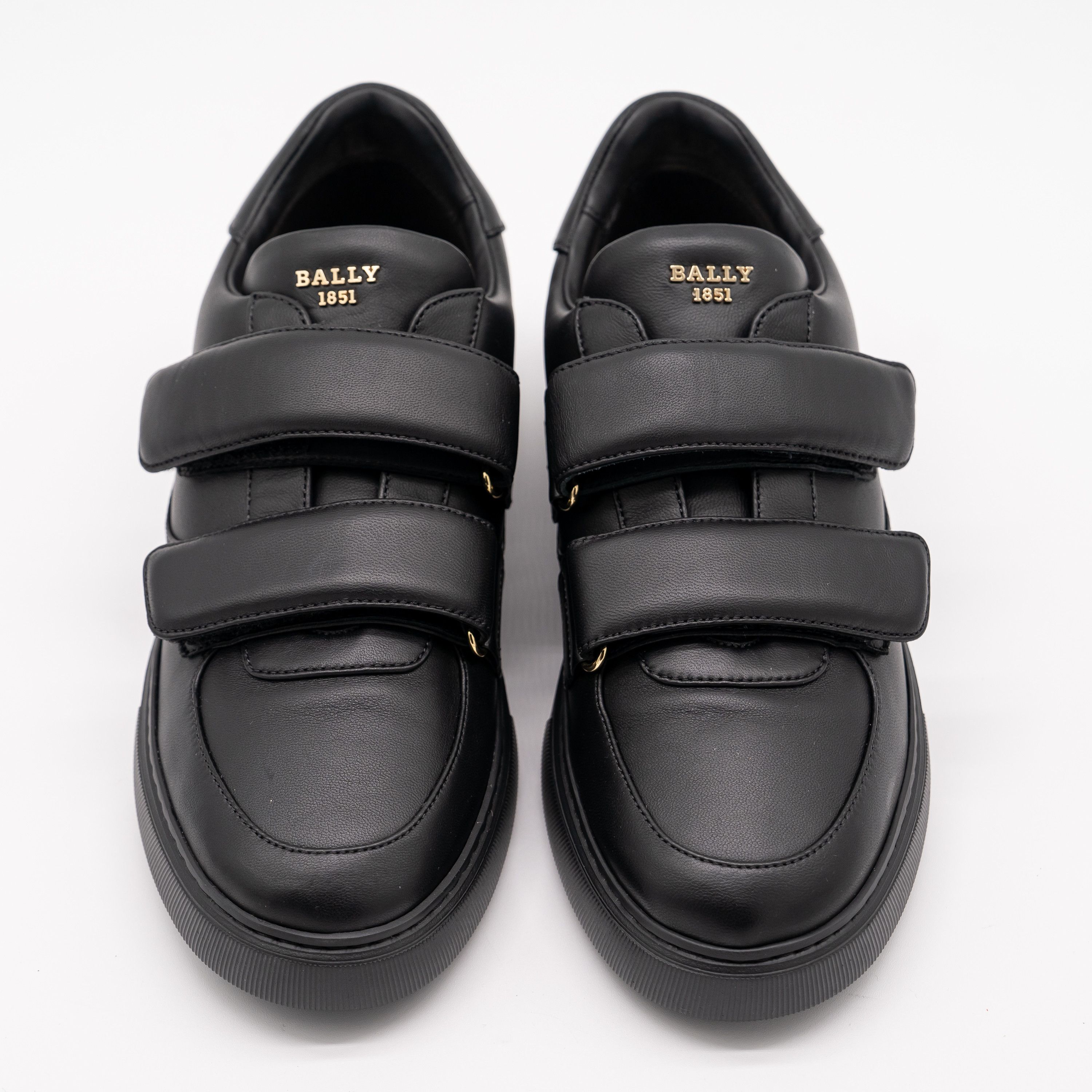 Bally 8 Bally Maylor Black Leather Sneakers Strap Size US 8 / EU 41 - 3 Thumbnail