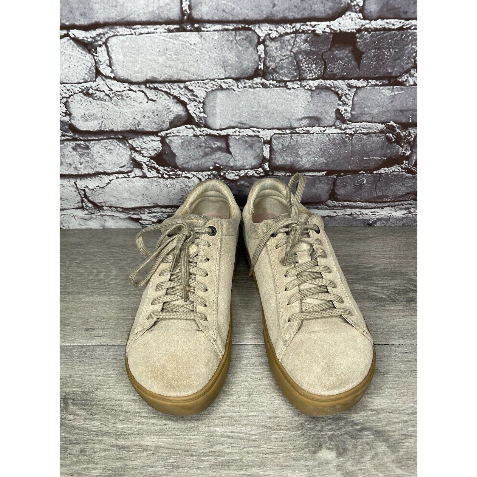 Birkenstock Birkenstock Bend Beige Suede Low Lace Up Sneakers Shoes Wome Size US 6.5 / IT 36.5 - 11 Thumbnail