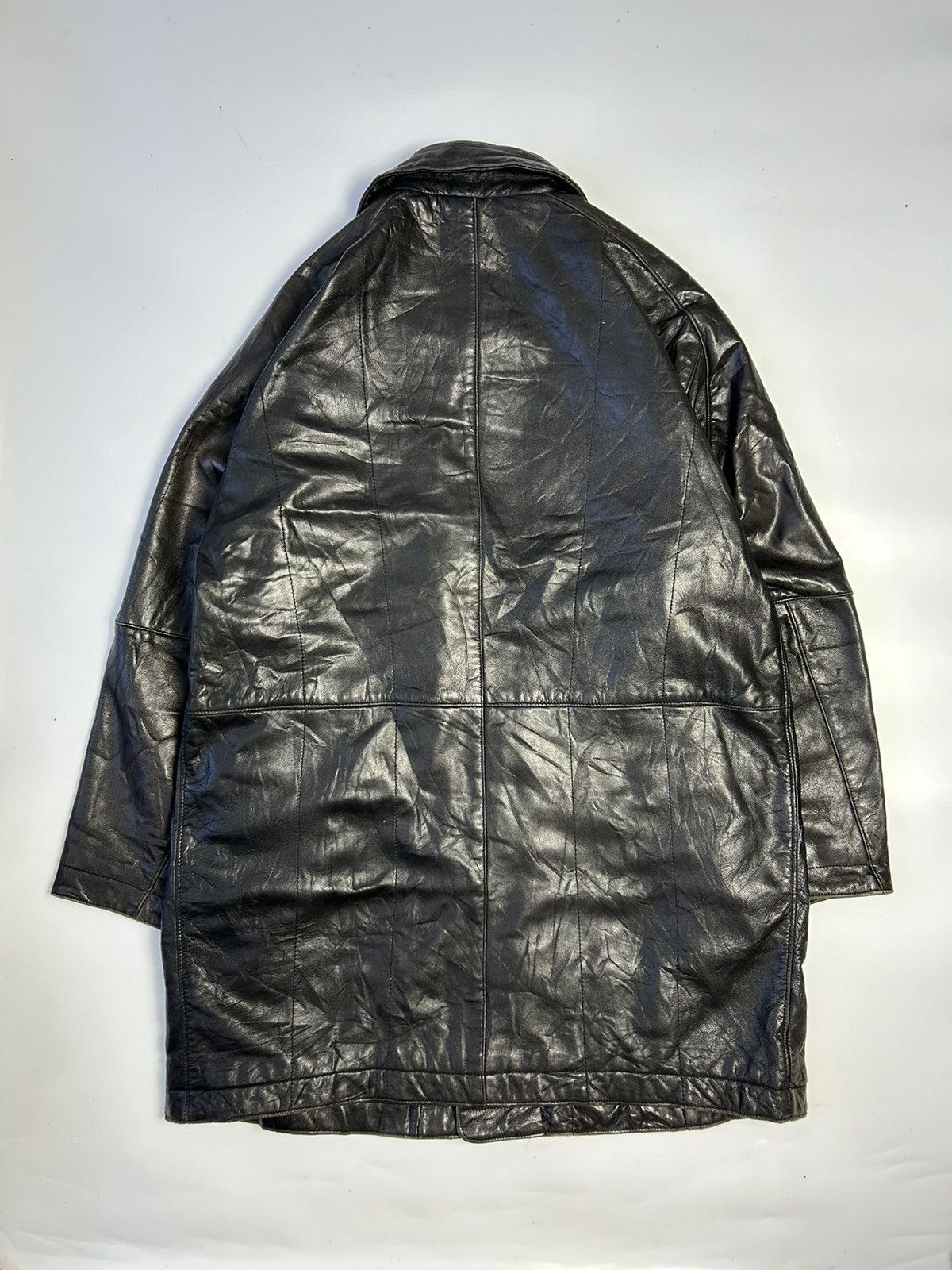 Genuine Leather × Japanese Brand × Krizia Uomo KA UOMO LEATHER JACKET Size US L / EU 52-54 / 3 - 4 Thumbnail