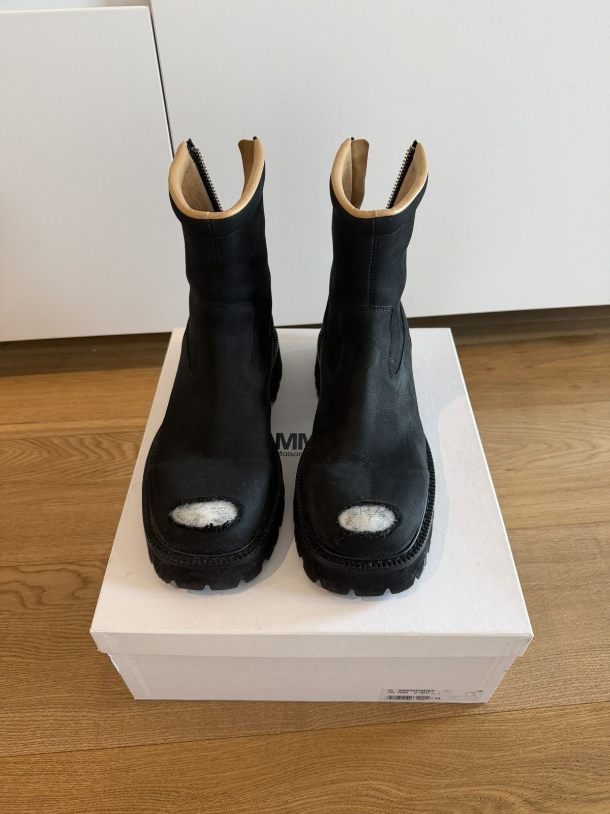 Maison Margiela MM6 Maison Margiela Distressed Boots Size US 10 / EU 43 - 1 Thumbnail