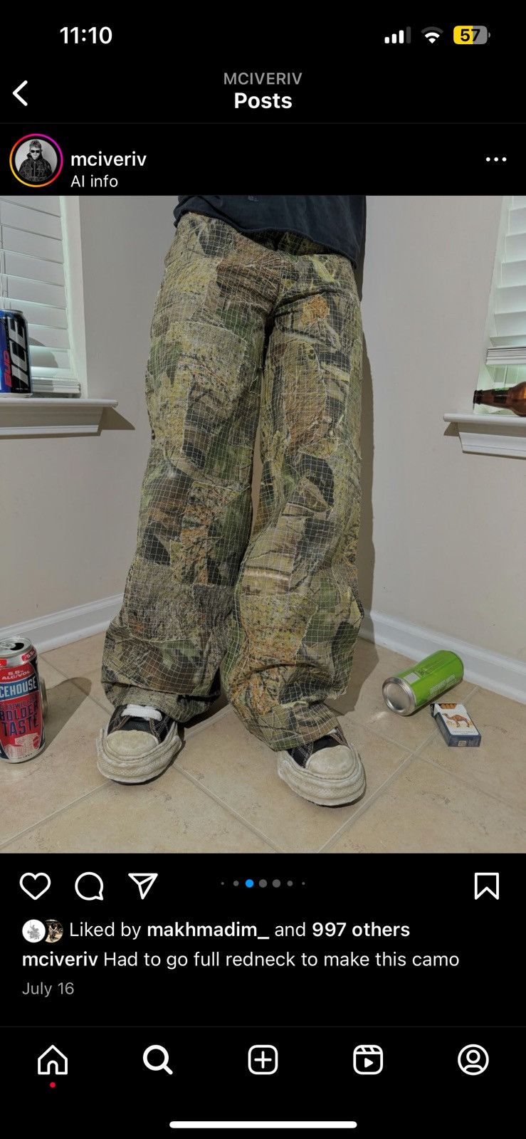 Other Custom 1 of 1 McIver Camo Pants Size US 32 / EU 48 - 3 Thumbnail