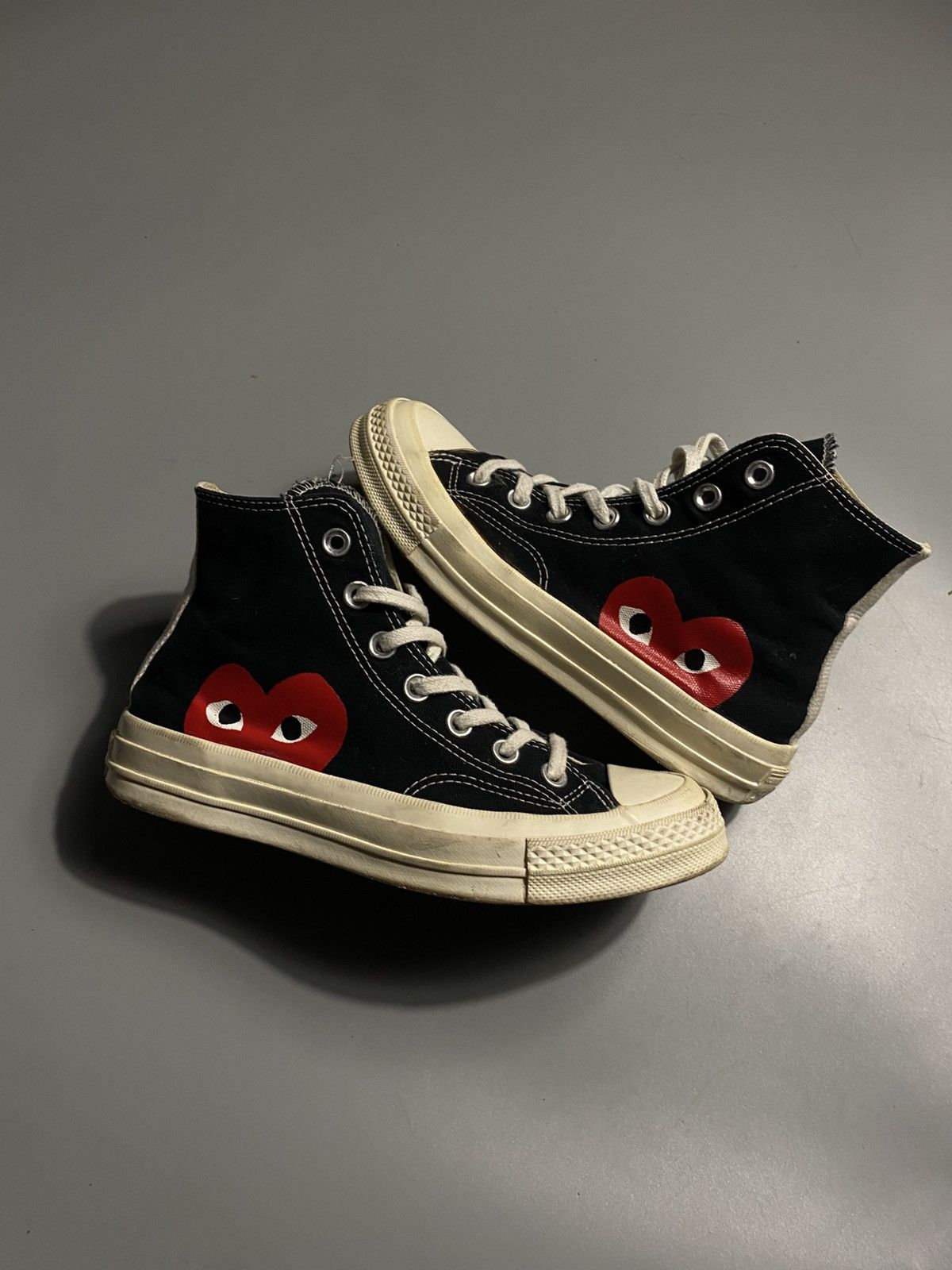Comme des Garcons CDG x Converse hi-top sneakers Size US 7 / IT 37 - 2 Thumbnail