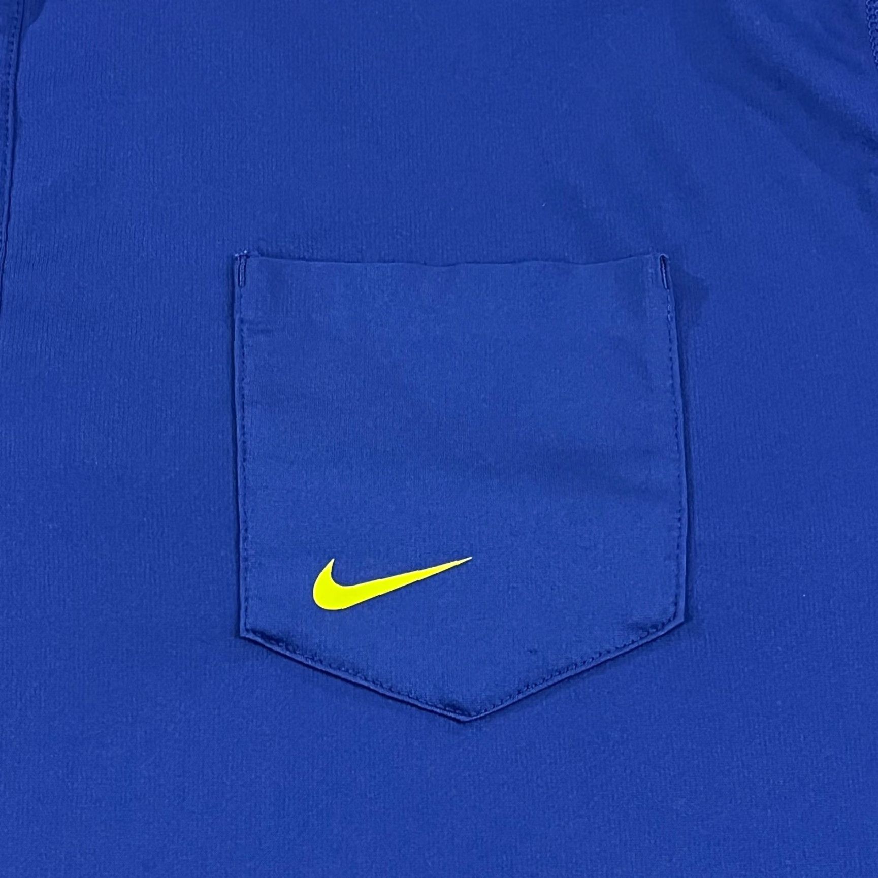Nike VINTAGE Nike Polo Shirt Mens XL Blue Geometric Nike Tour Performance Golf Sport Size US XL / EU 56 / 4 - 3 Thumbnail